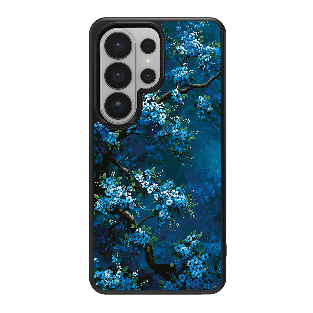 Moonlit Petals design back view – Samsung Galaxy S26 Ultra case