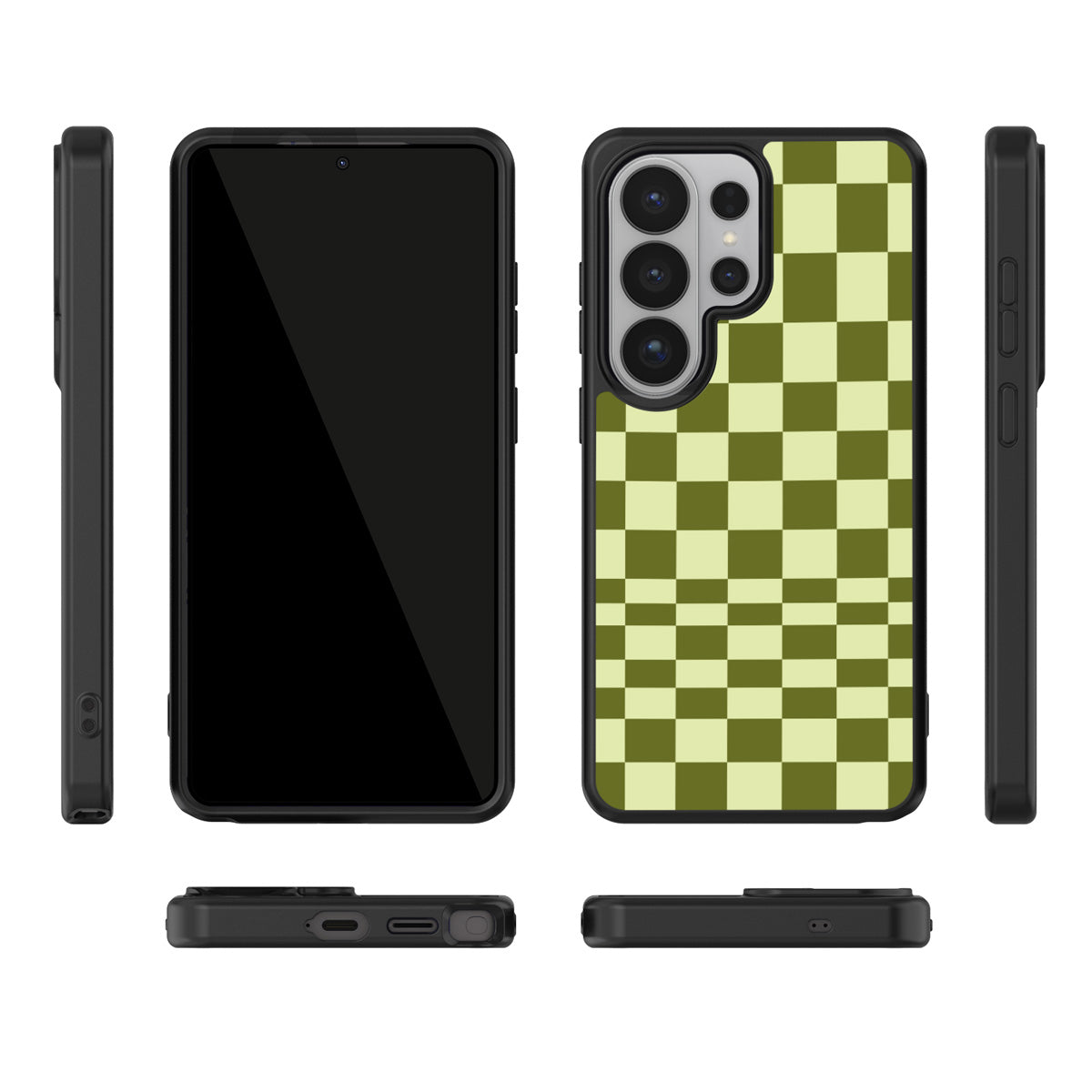 Olive Meadow Samsung Galaxy S26 Ultra case – multi-angle view
