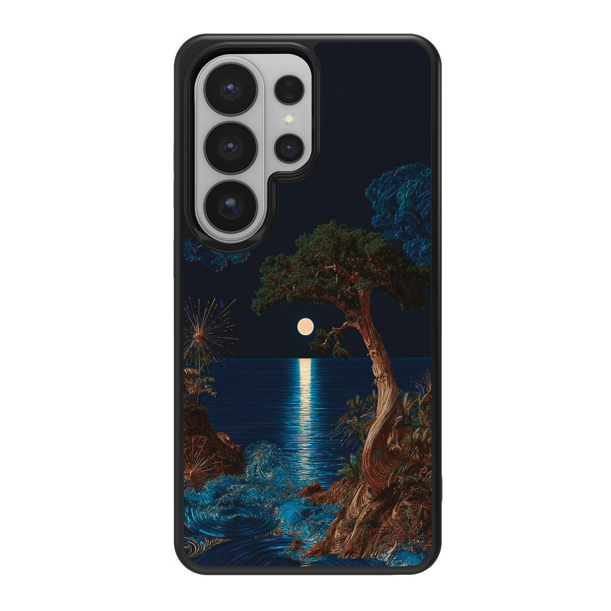 Quiet Moon design back view – Samsung Galaxy S26 Ultra case