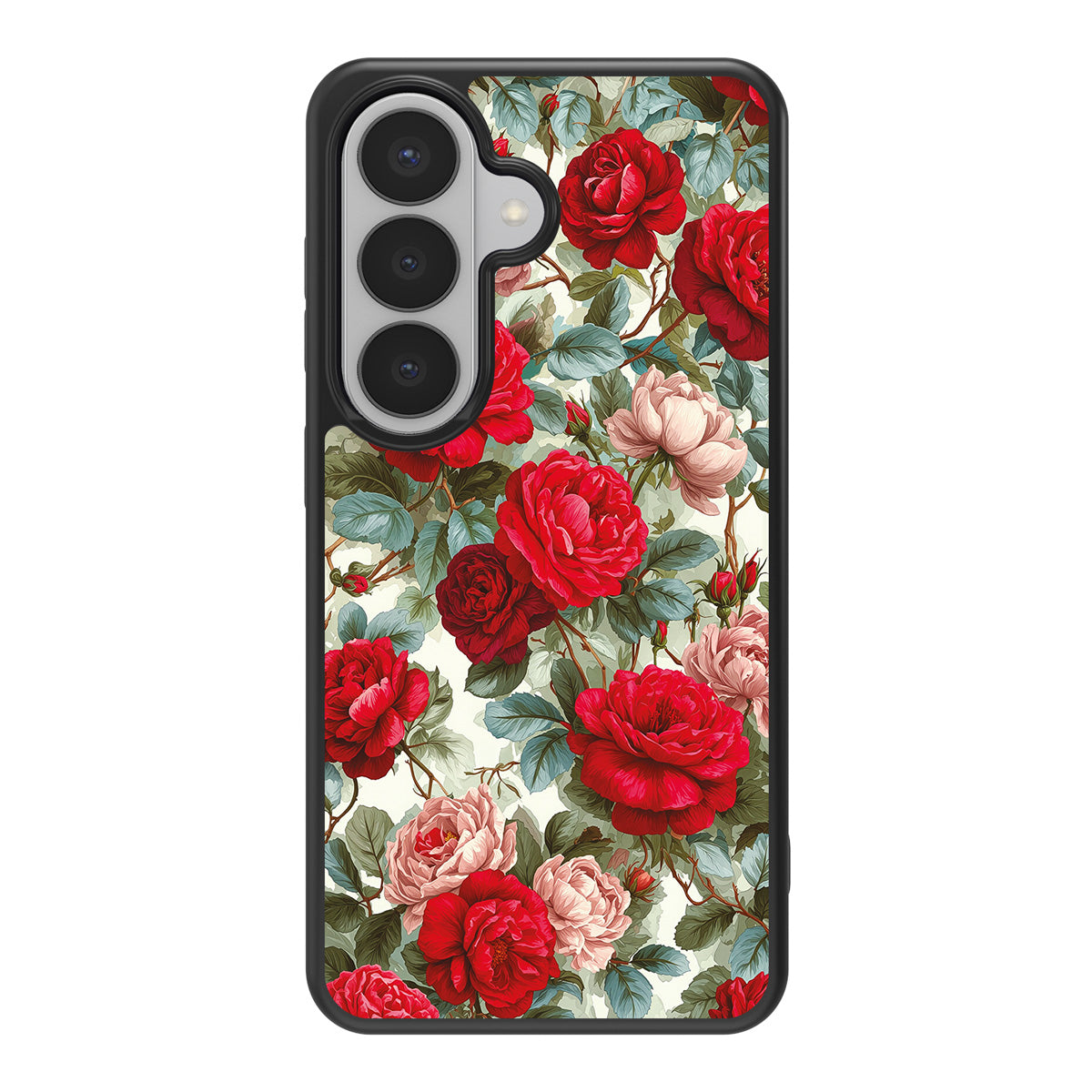 Ruby Roses design back view – Samsung Galaxy S26 Plus case