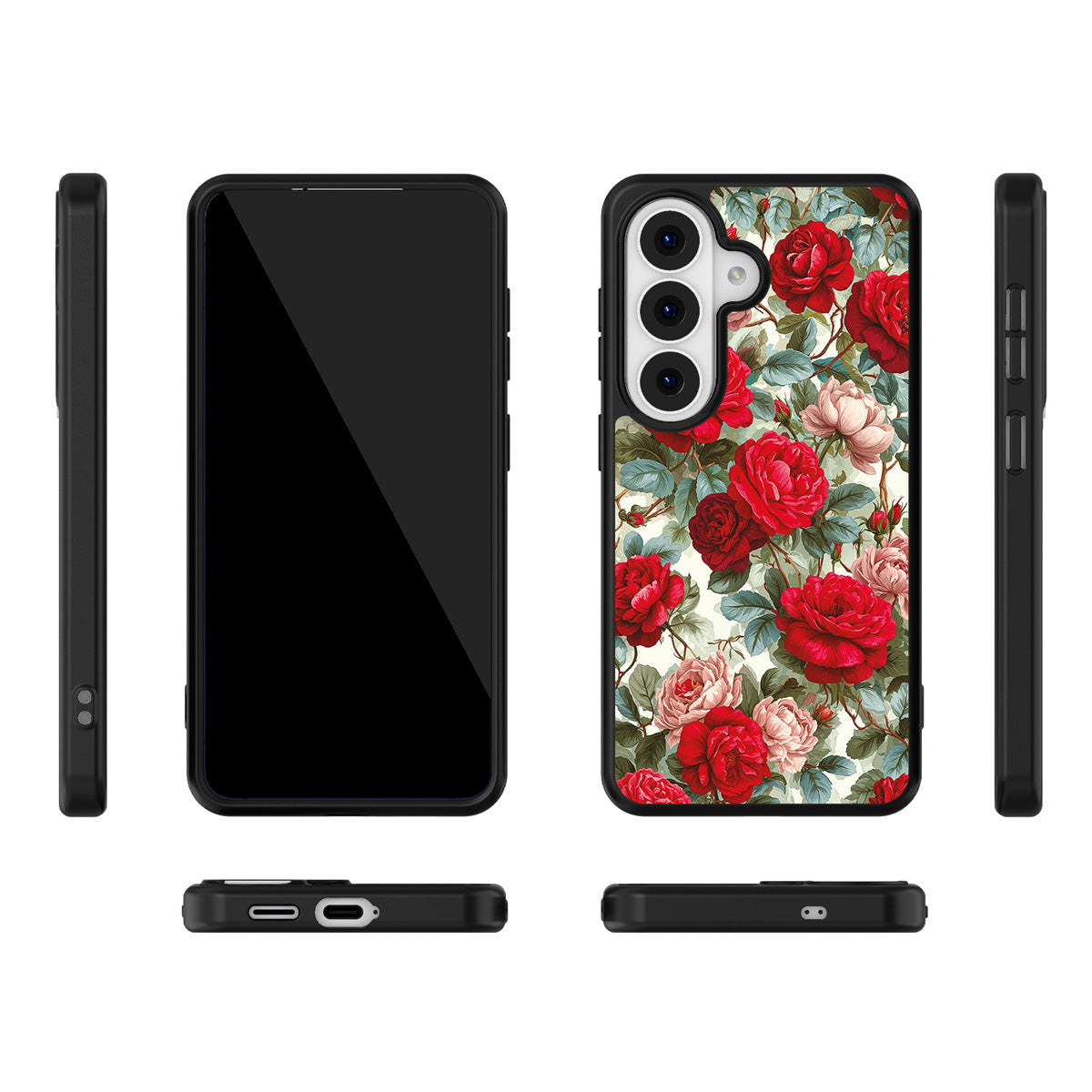 Ruby Roses Samsung Galaxy S26 Plus case – multi-angle view