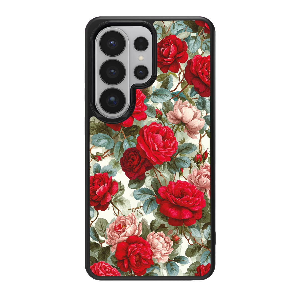 Ruby Roses design back view – Samsung Galaxy S26 Ultra case