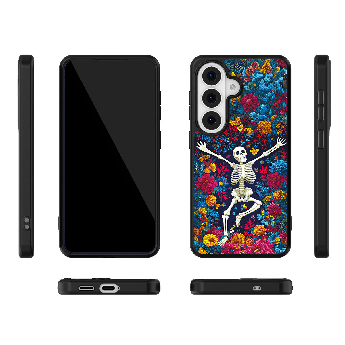 Skeleton Garden Samsung Galaxy S26 case – multi-angle view