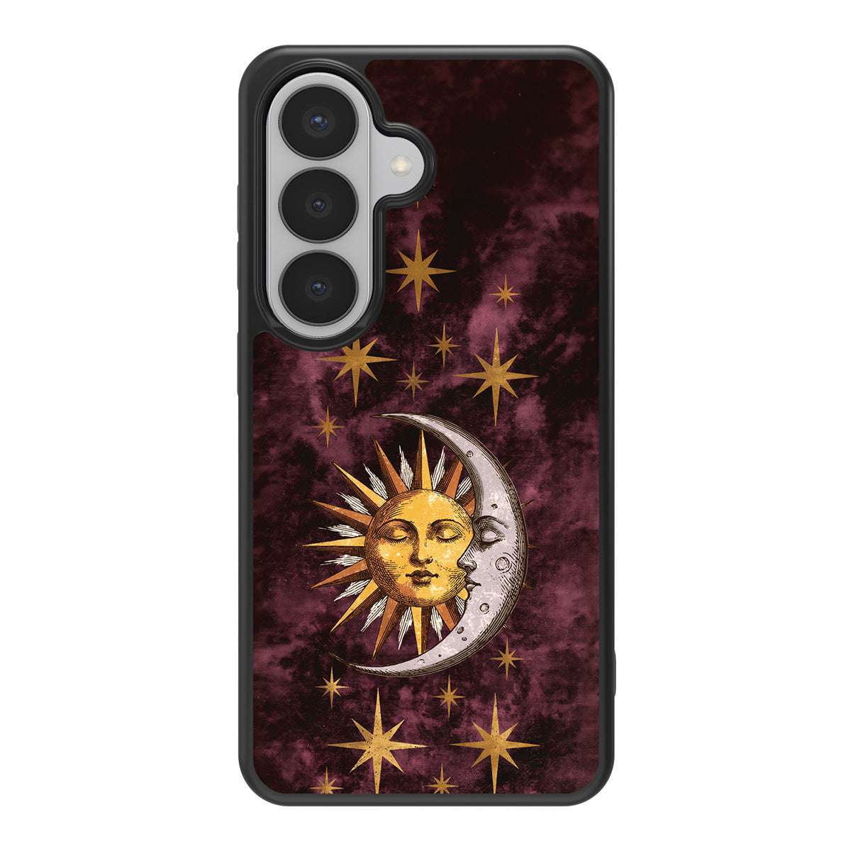 Sun and Moon design back view – Samsung Galaxy S26 Plus case