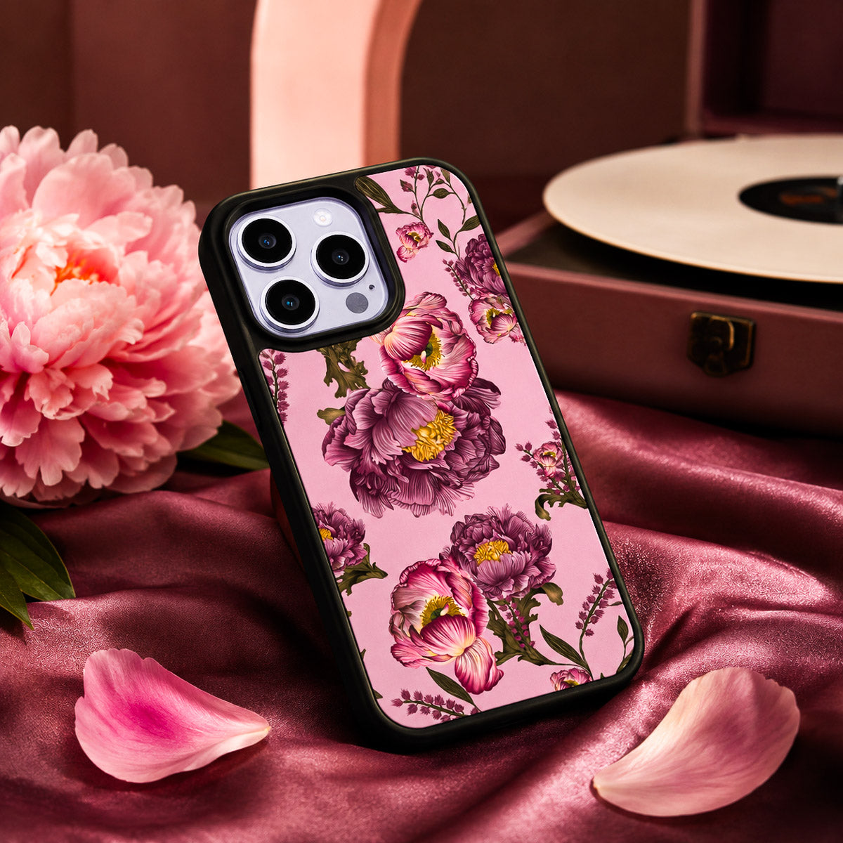 Floral Designer iPhone 16 Pro Case – Vintage Blossoms | MagSafe — view 2