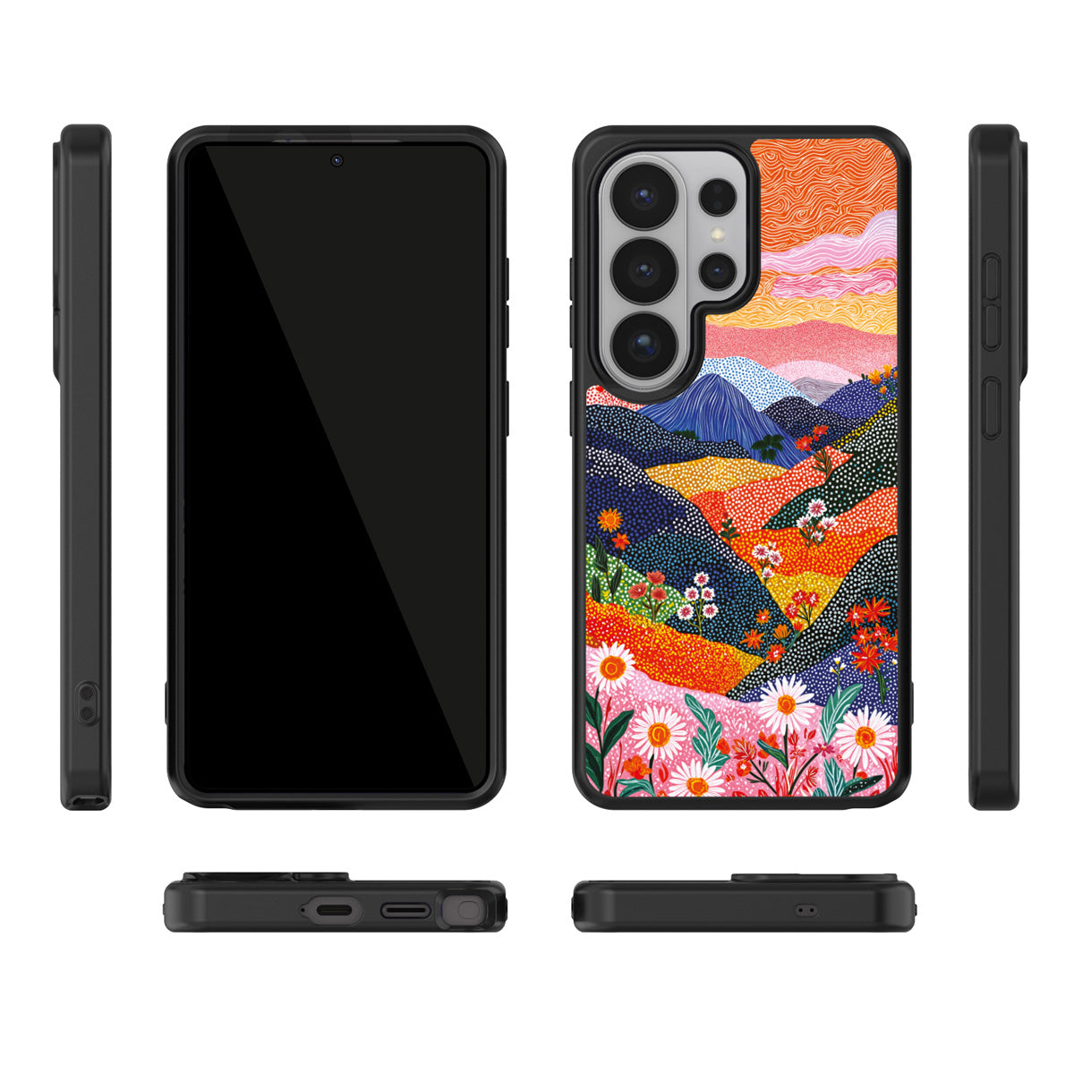 Wildflower Valley Samsung Galaxy S26 Ultra case – multi-angle view