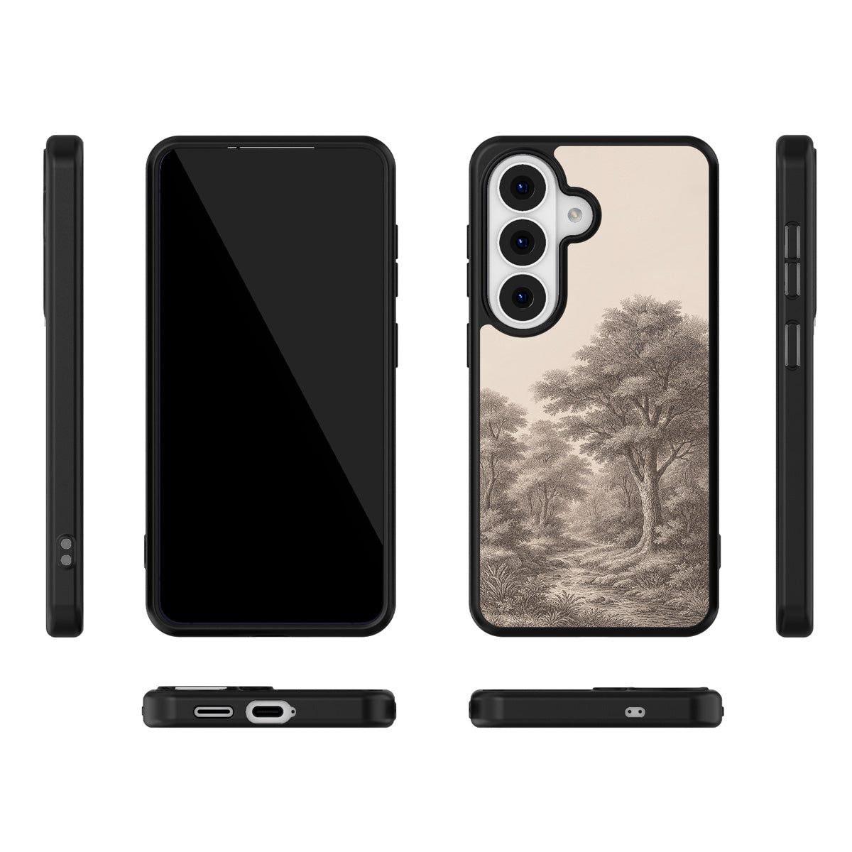 Woodland Samsung Galaxy S26 Plus case – multi-angle view