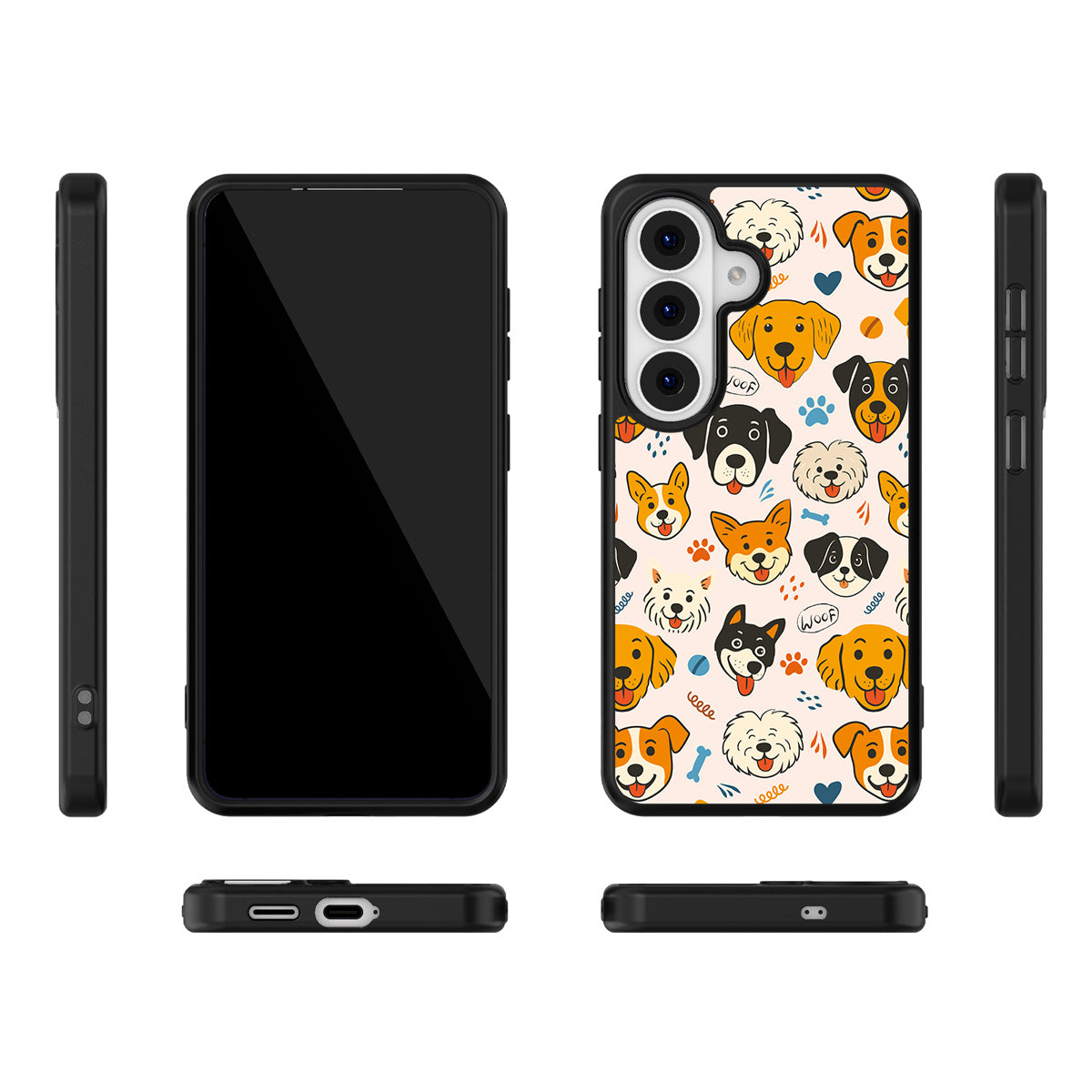 Woof Squad Samsung Galaxy S26 Plus case – multi-angle view