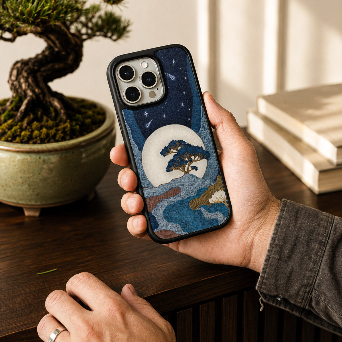 Japanese Art Designer iPhone 15 Pro Max Case – Aura Farming | MagSafe — view 2