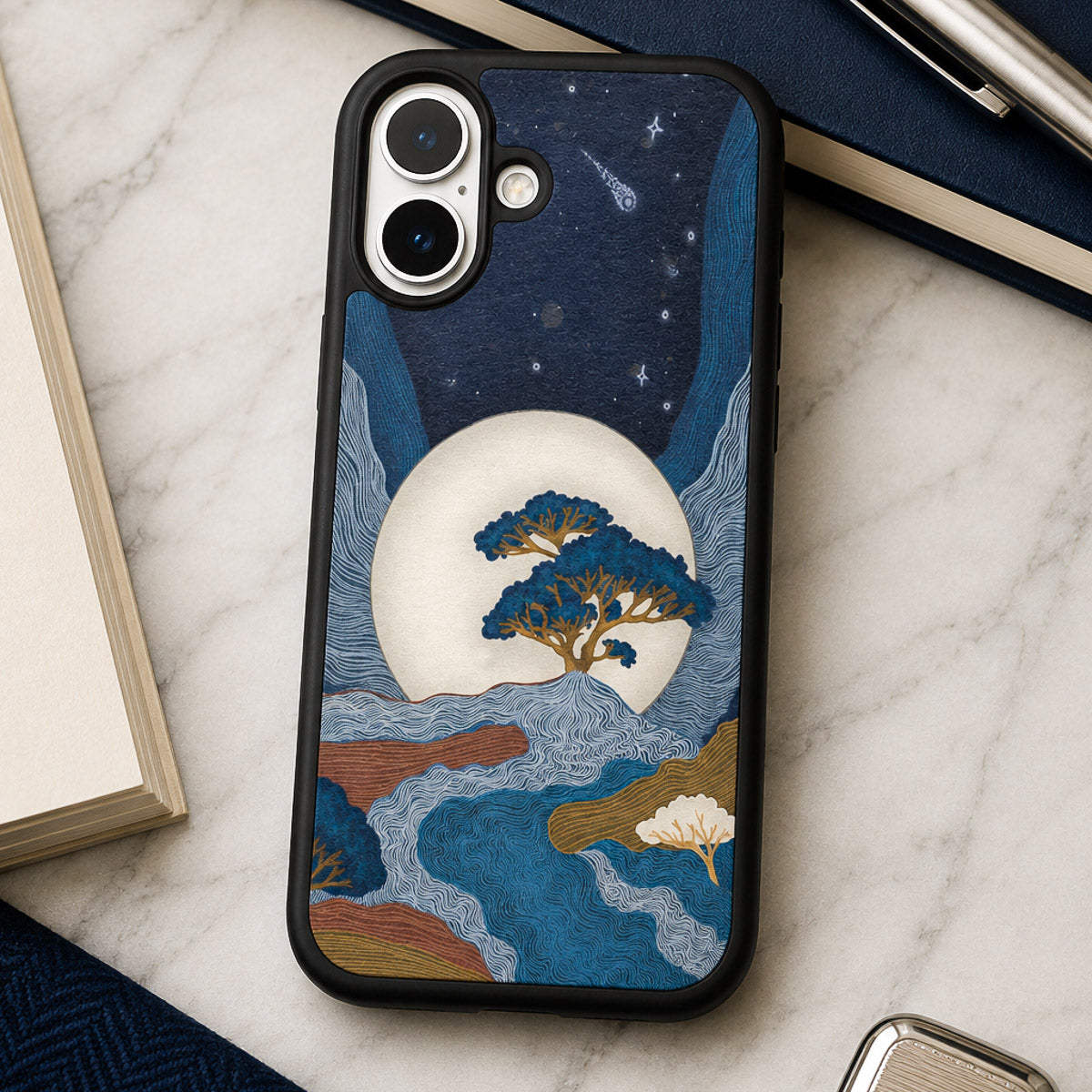 Japanese Art Designer iPhone 16 Plus Case – Aura Farming | MagSafe — view 3