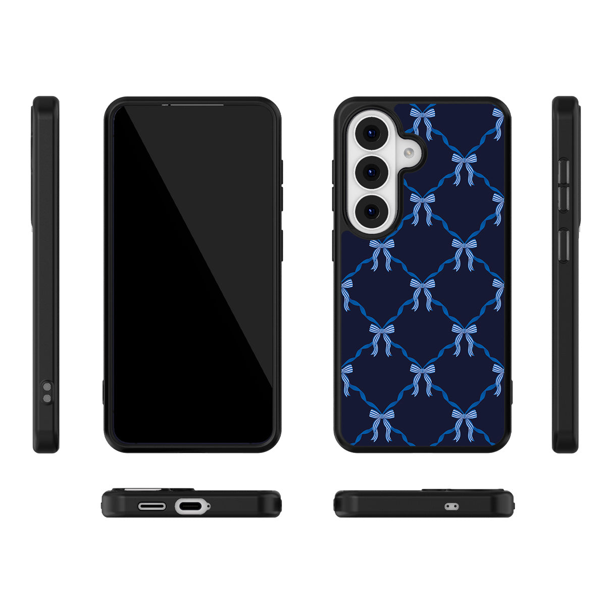 Azure Elegance Samsung Galaxy S26 case – multi-angle view