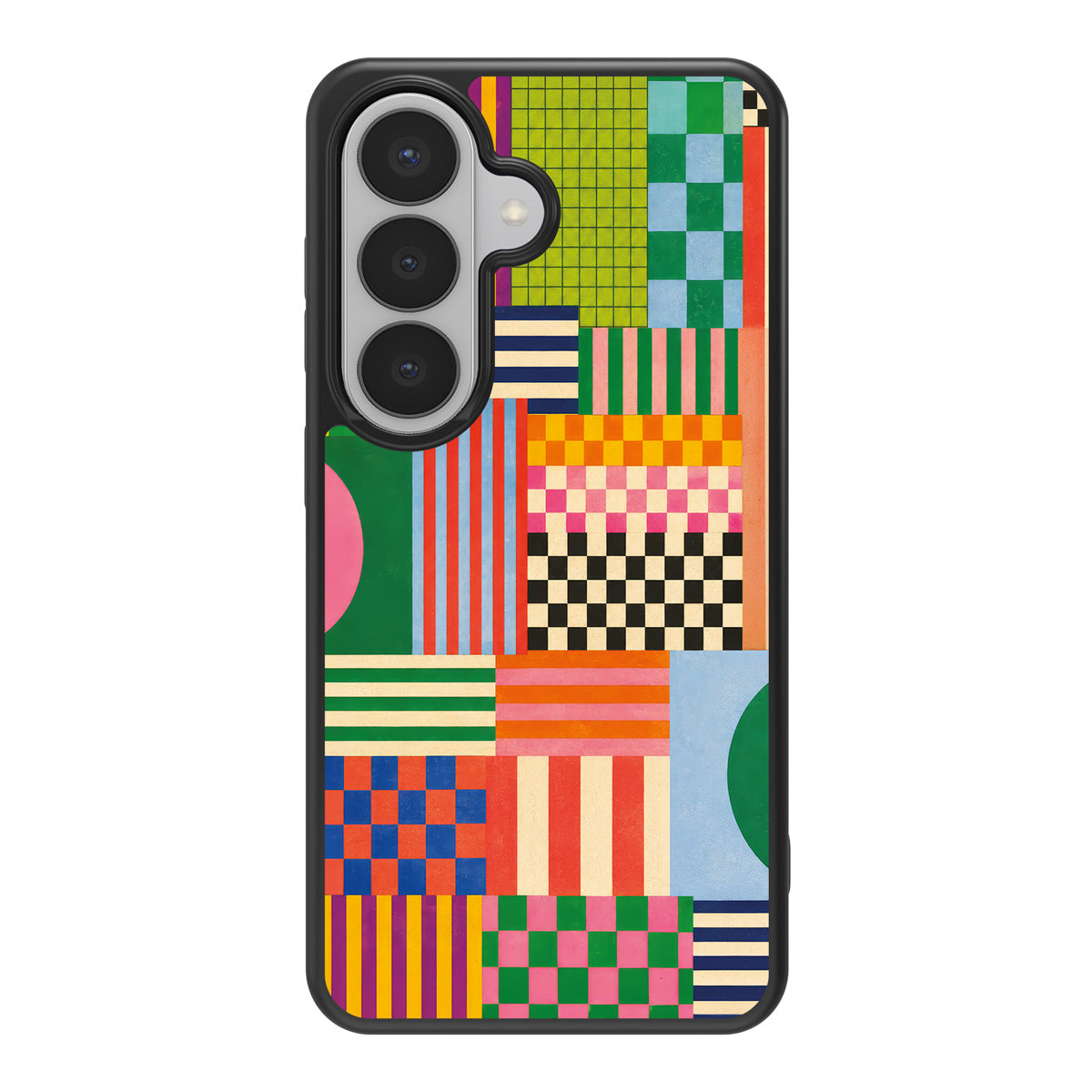 Carnival Quilt design back view – Samsung Galaxy S26 Plus case