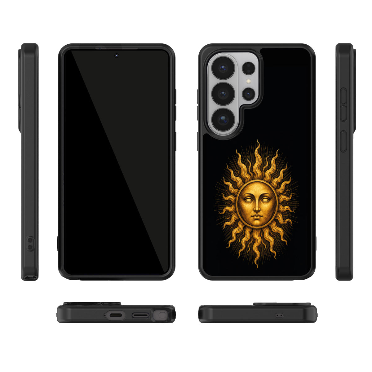 Celestial Sun Samsung Galaxy S26 Ultra case – multi-angle view
