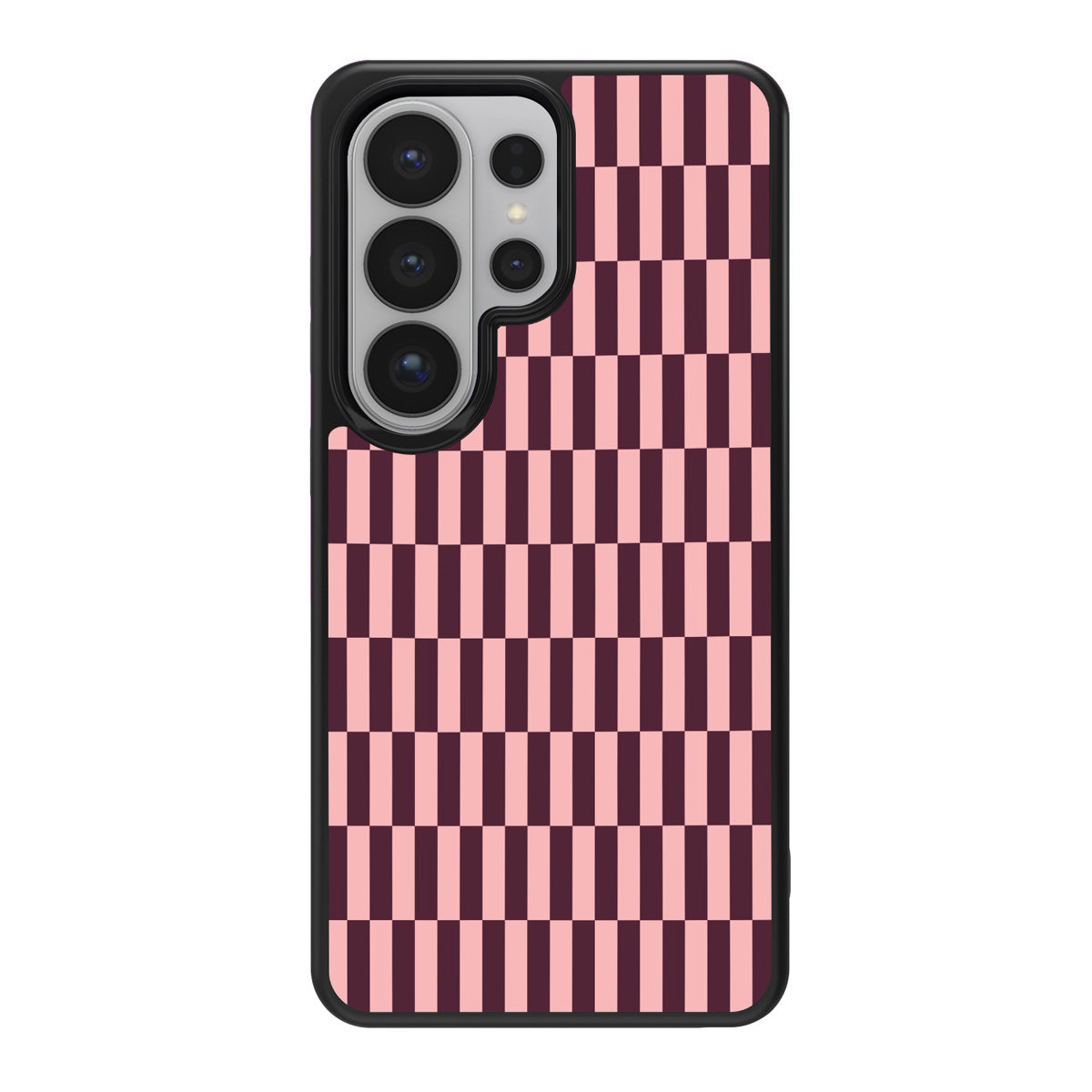 Claret Stack design back view – Samsung Galaxy S26 Ultra case