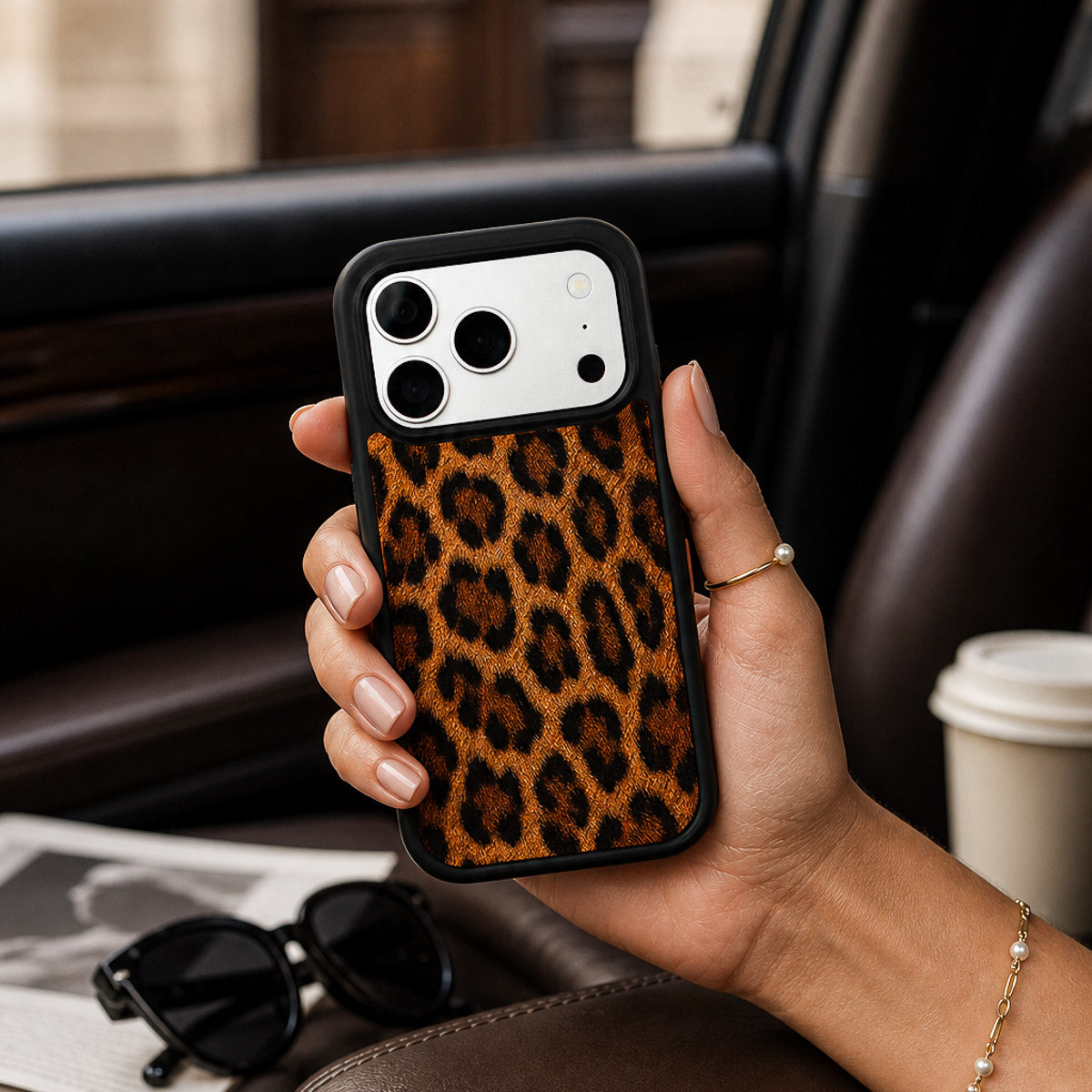 Animal Print Designer iPhone 18 Pro Case – Classic Leopard | MagSafe — view 3