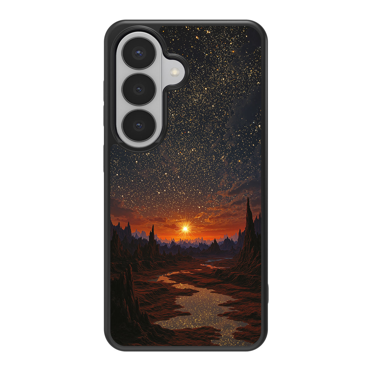 Desert Dusk design back view – Samsung Galaxy S26 Plus case