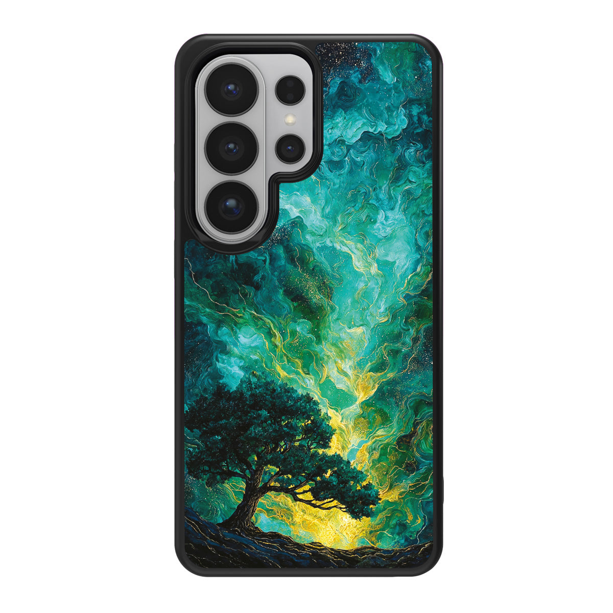 Emerald Storm design back view – Samsung Galaxy S26 Ultra case