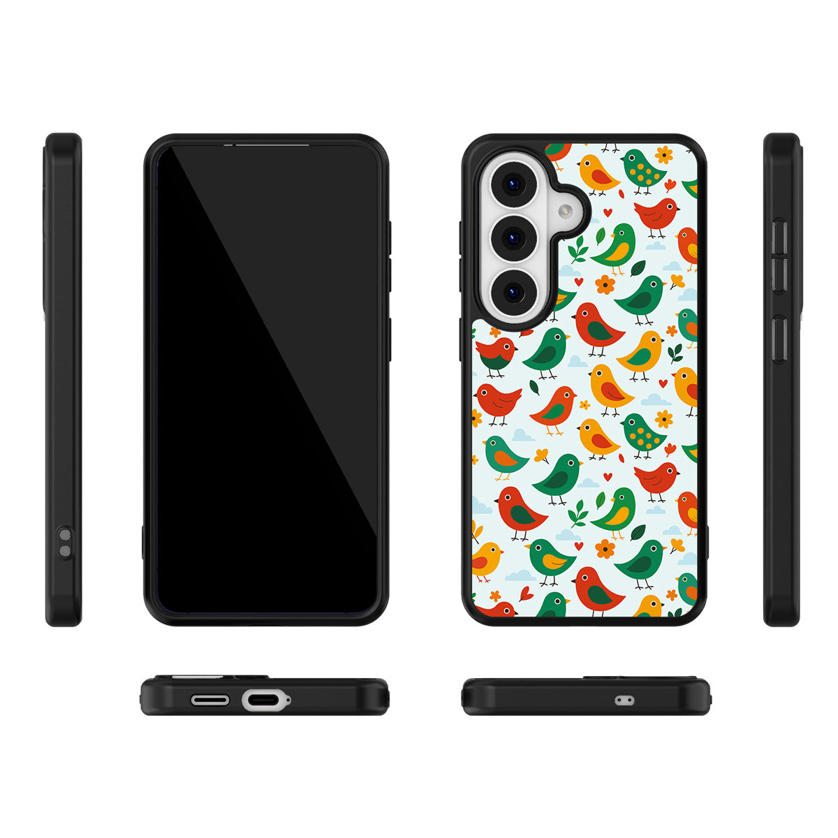 Feathered Friends Samsung Galaxy S26 case – multi-angle view