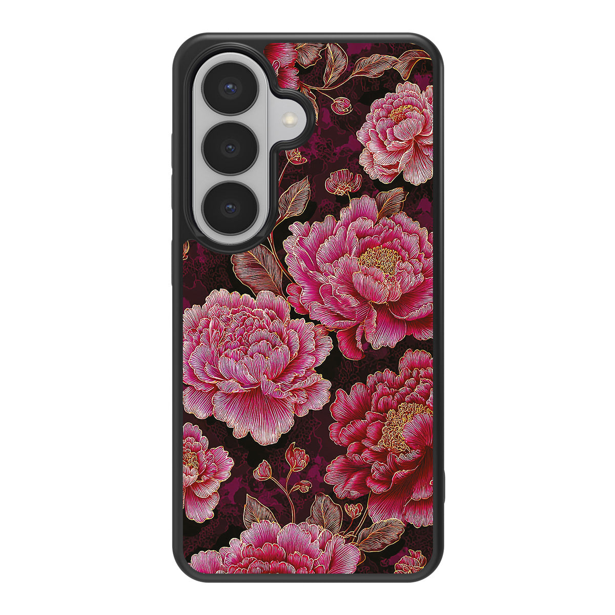 Floral Opulence design back view – Samsung Galaxy S26 case