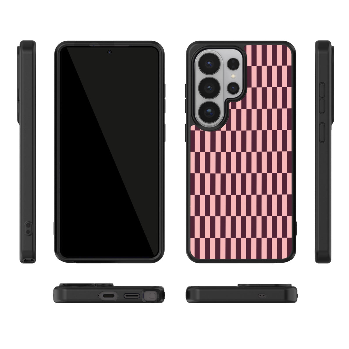 Garnet Stack Samsung Galaxy S26 Ultra case – multi-angle view