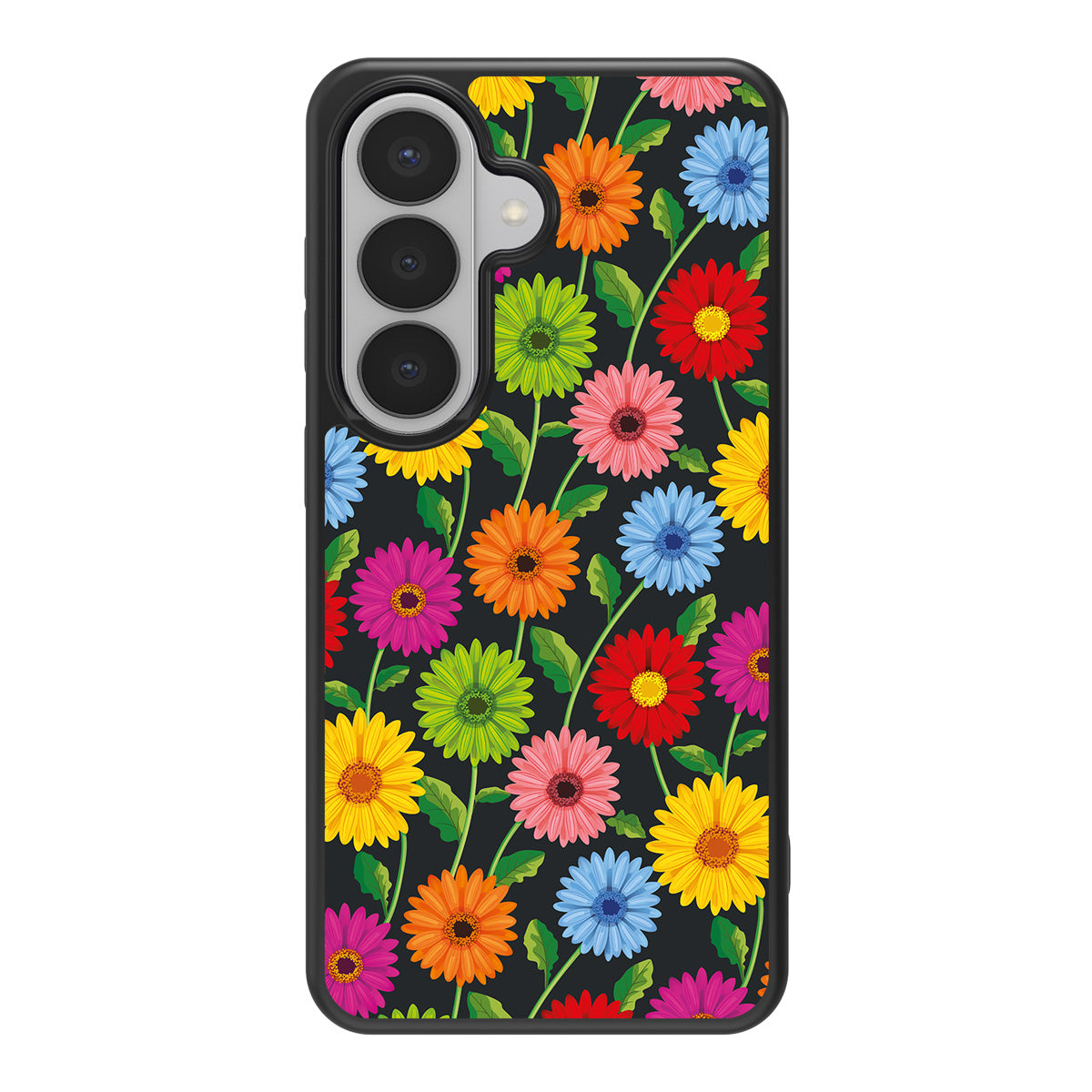 Gerbera Bloom design back view – Samsung Galaxy S26 case