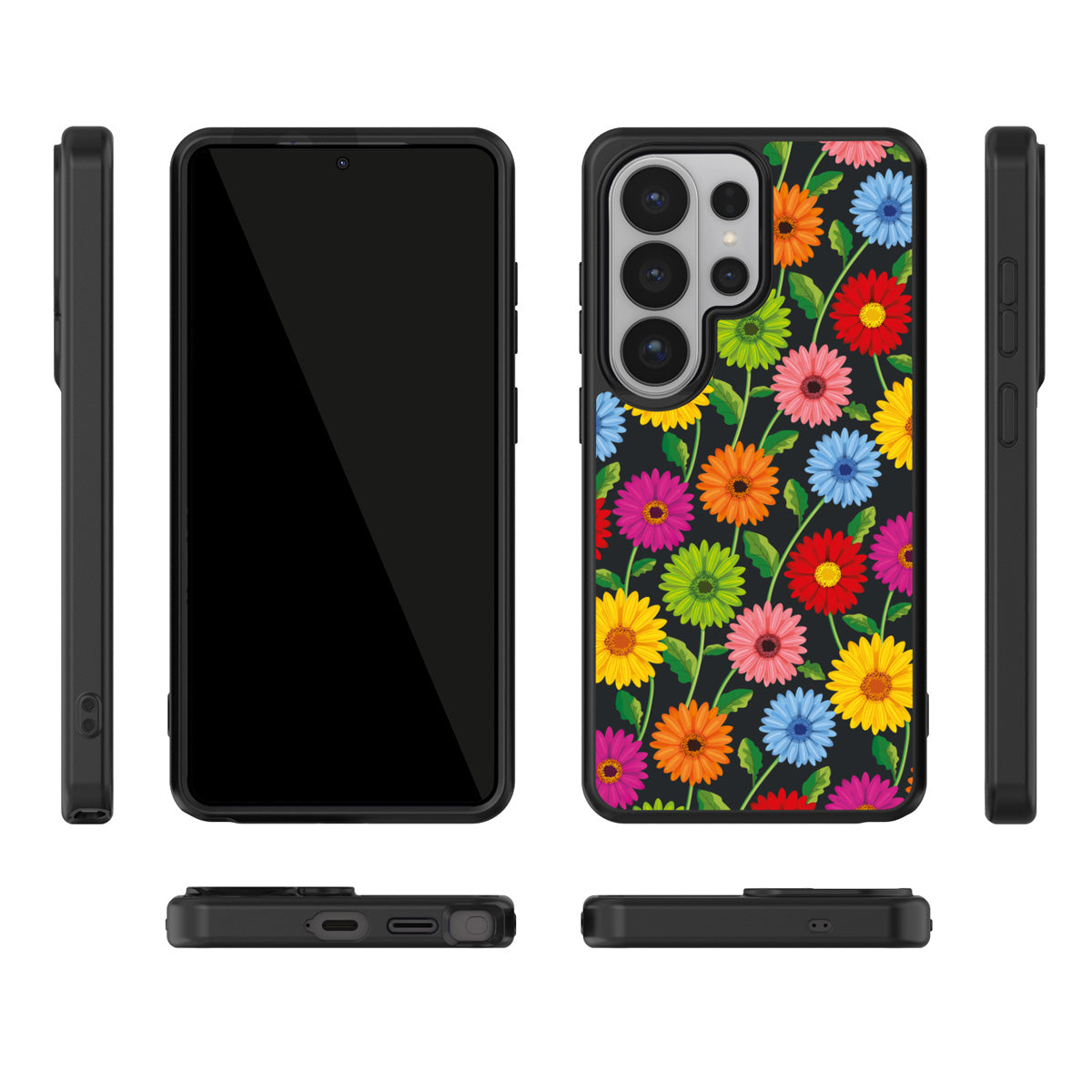 Gerbera Bloom Samsung Galaxy S26 Ultra case – multi-angle view