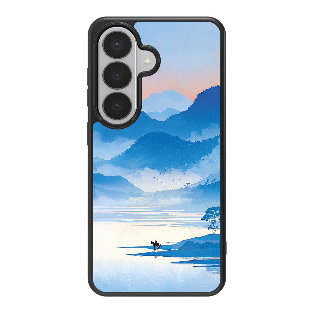 Globe Trotter design back view – Samsung Galaxy S26 Plus case