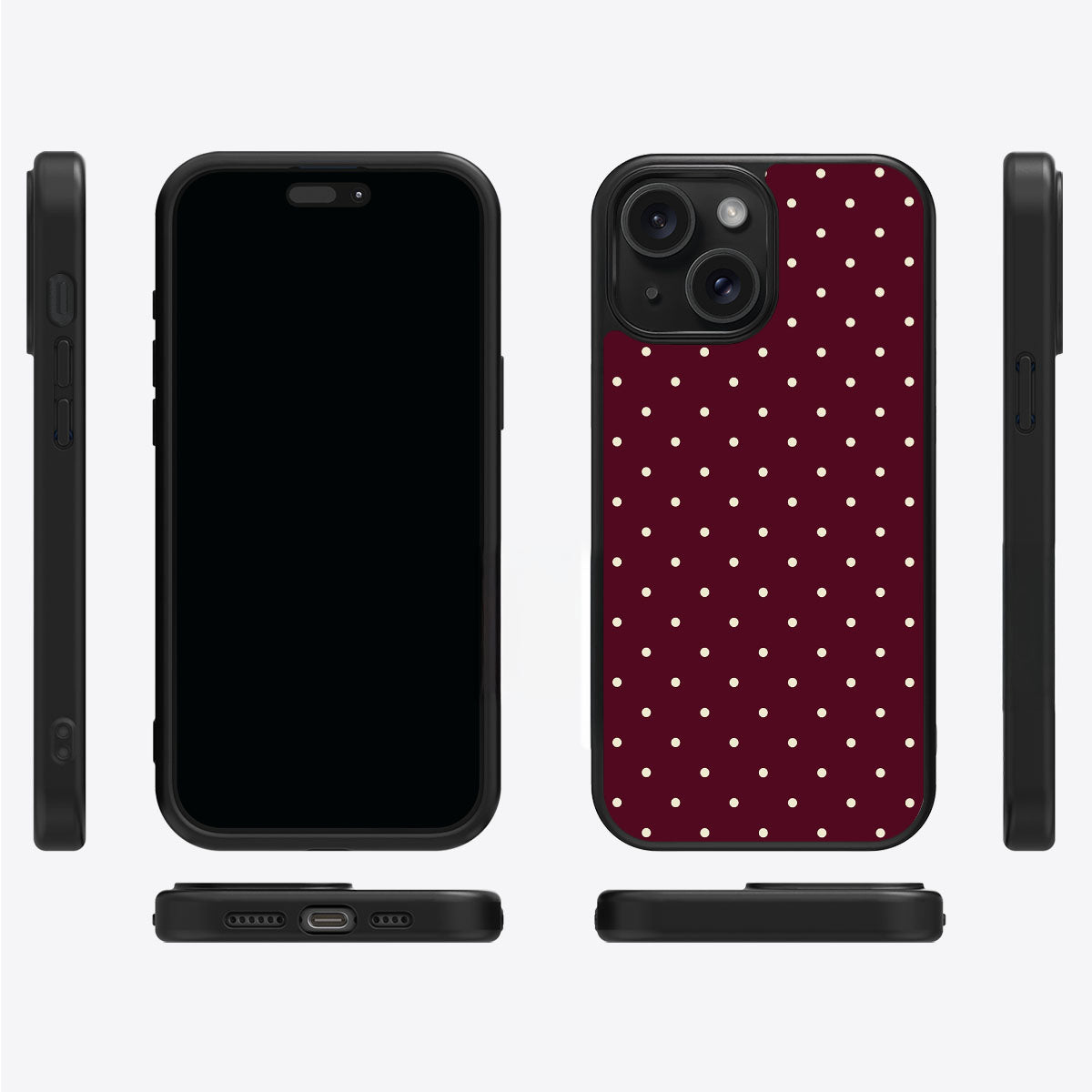 Burgundy Bloom - iPhone 13 Case #case type_core (magsafe), #case type_core (non magsafe)