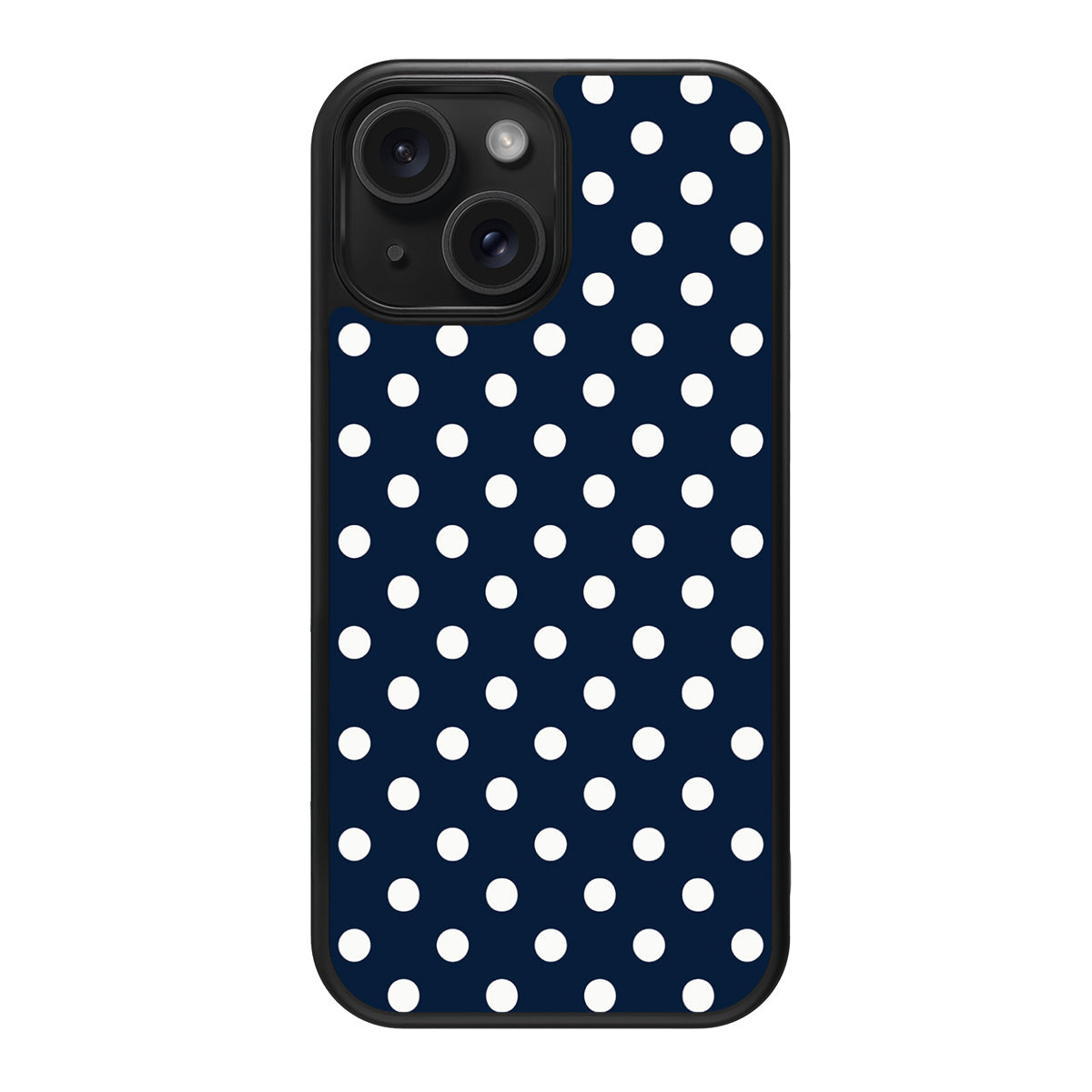 Navy Polka Dot iPhone 13 Case – Deep Sea | MagSafe