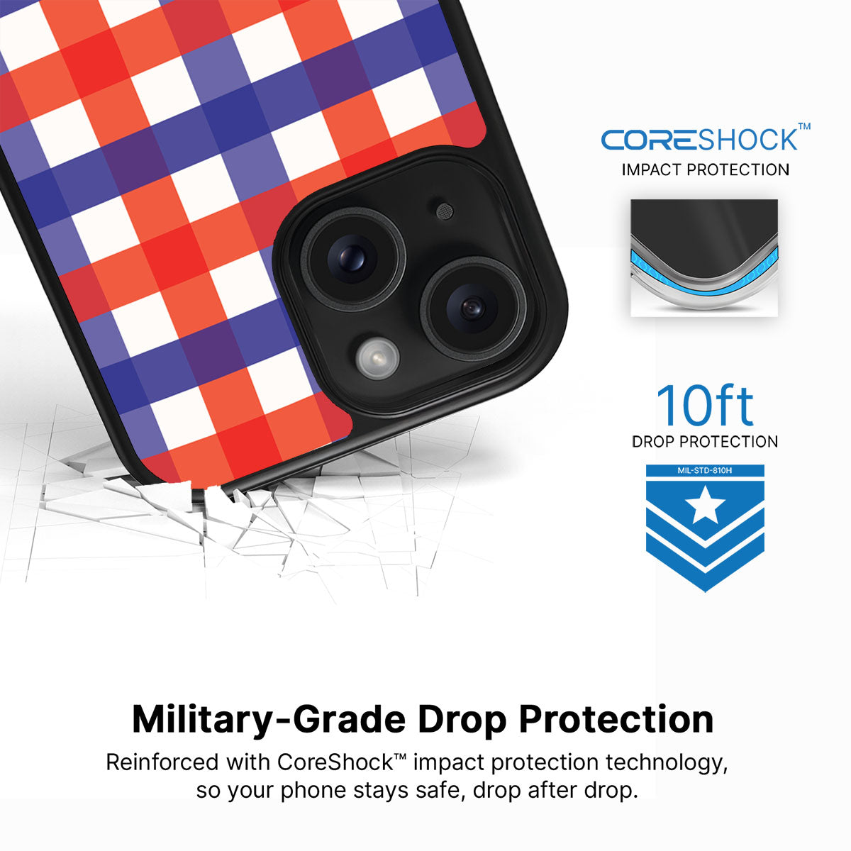 Heritage Checks - iPhone 13 Case #case type_core (magsafe), #case type_core (non magsafe)