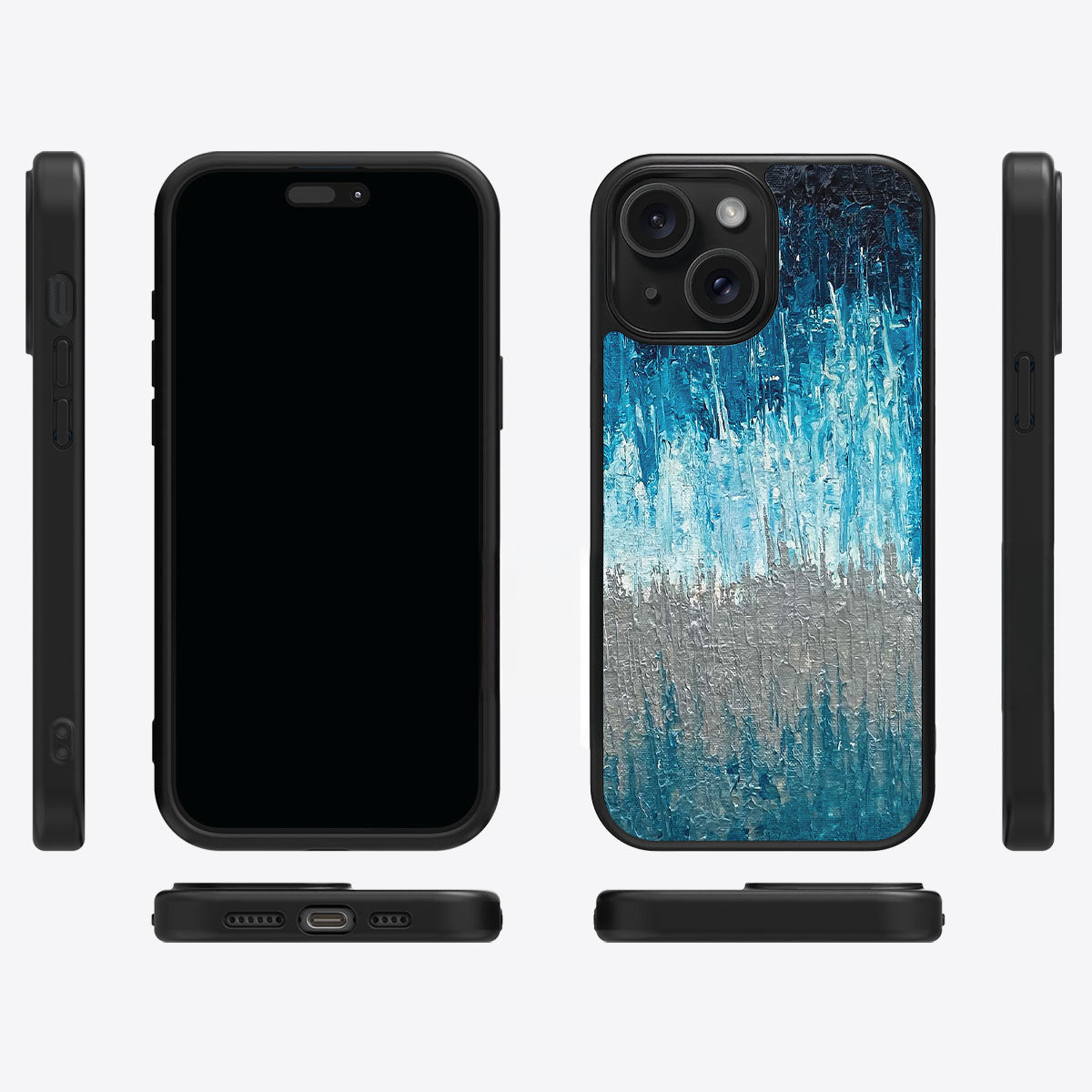 Impasto Tides - iPhone 13 Case #case type_core (magsafe), #case type_core (non magsafe)