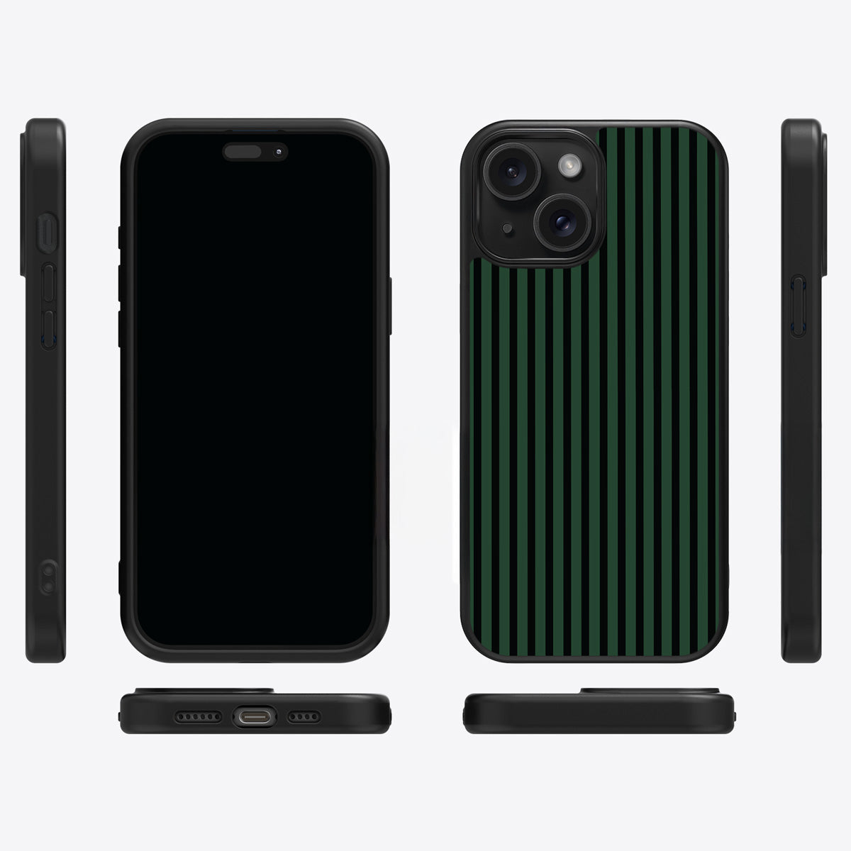 Green Stripe iPhone 13 Case – Jungle Rule | MagSafe