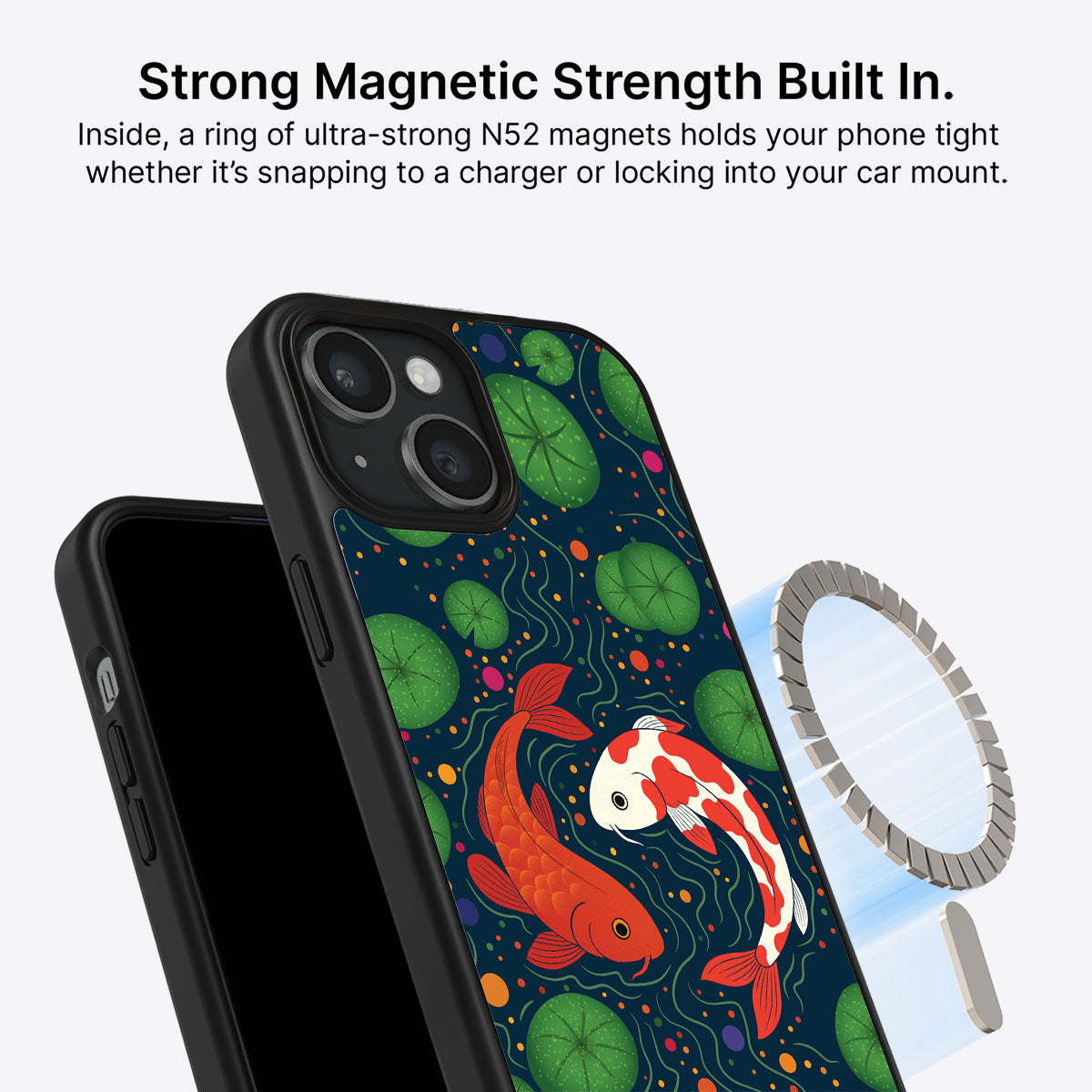 Koi Fish - iPhone 13 Case, #case type_core (magsafe)