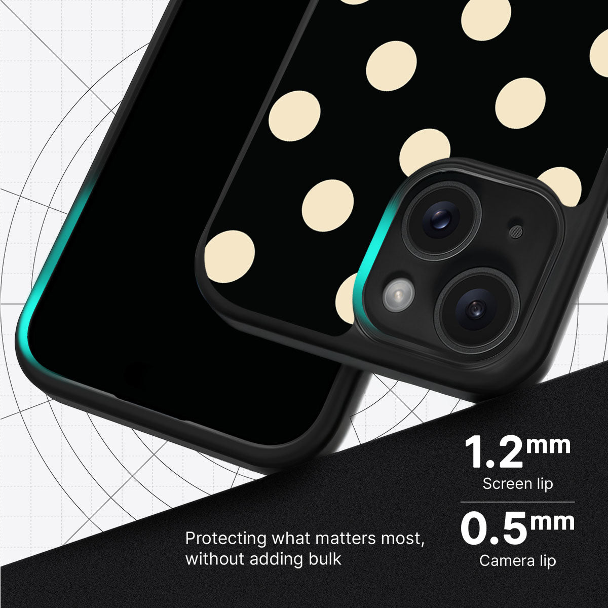 Noir Cream - iPhone 13 Case #case type_core (magsafe), #case type_core (non magsafe)