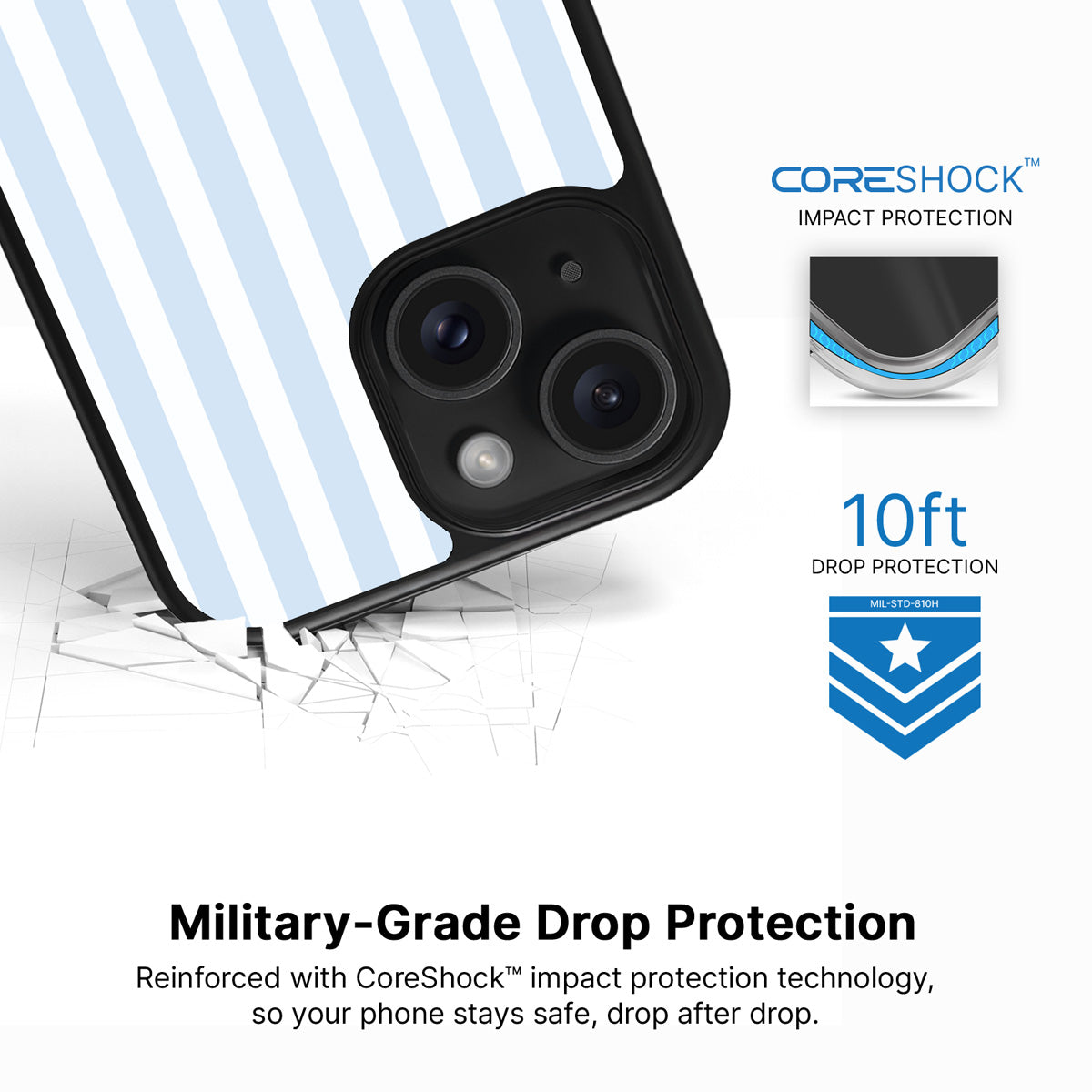 Riviera iPhone 13 case with drop protection