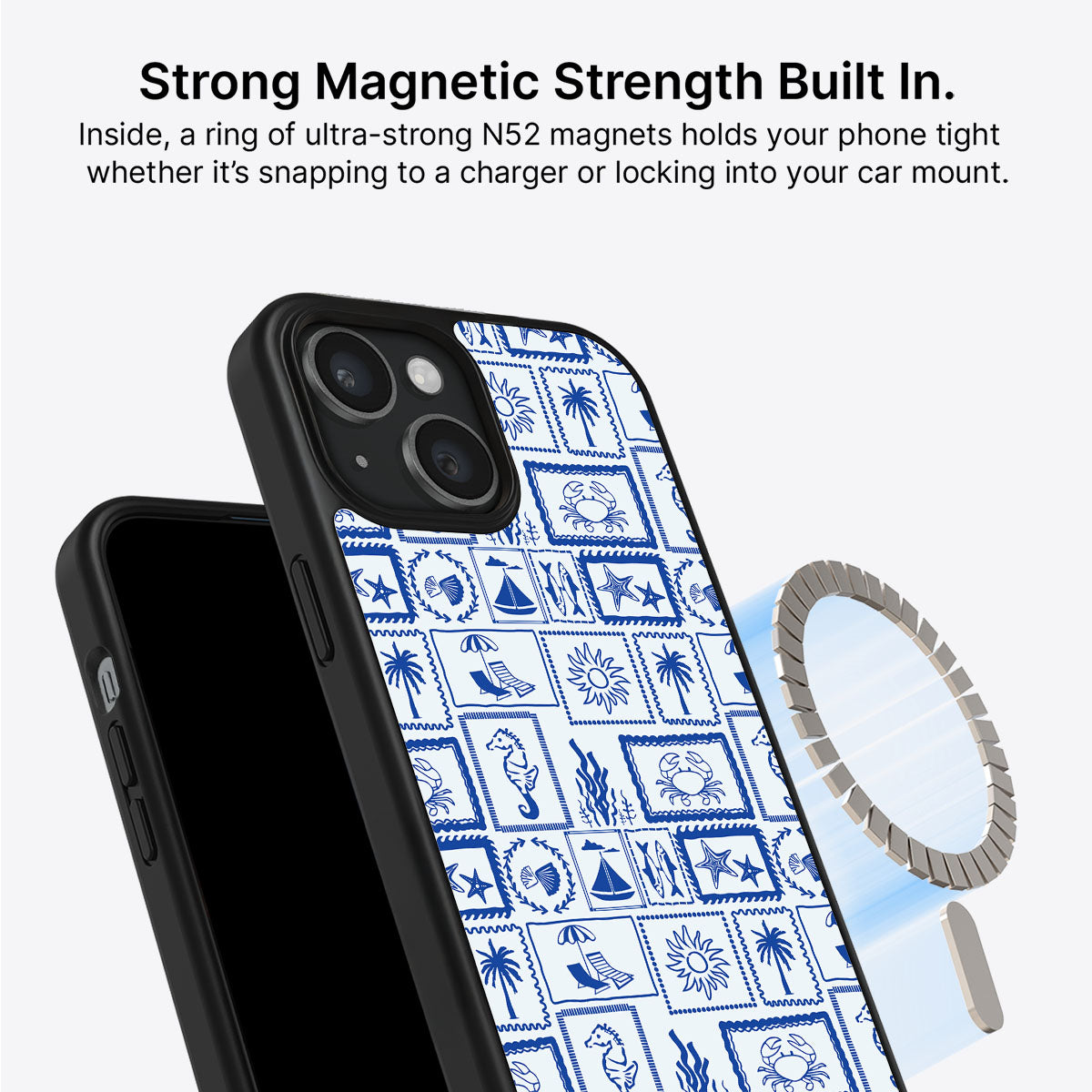 Seaside Sketches - iPhone 13 Case #case type_core (magsafe)