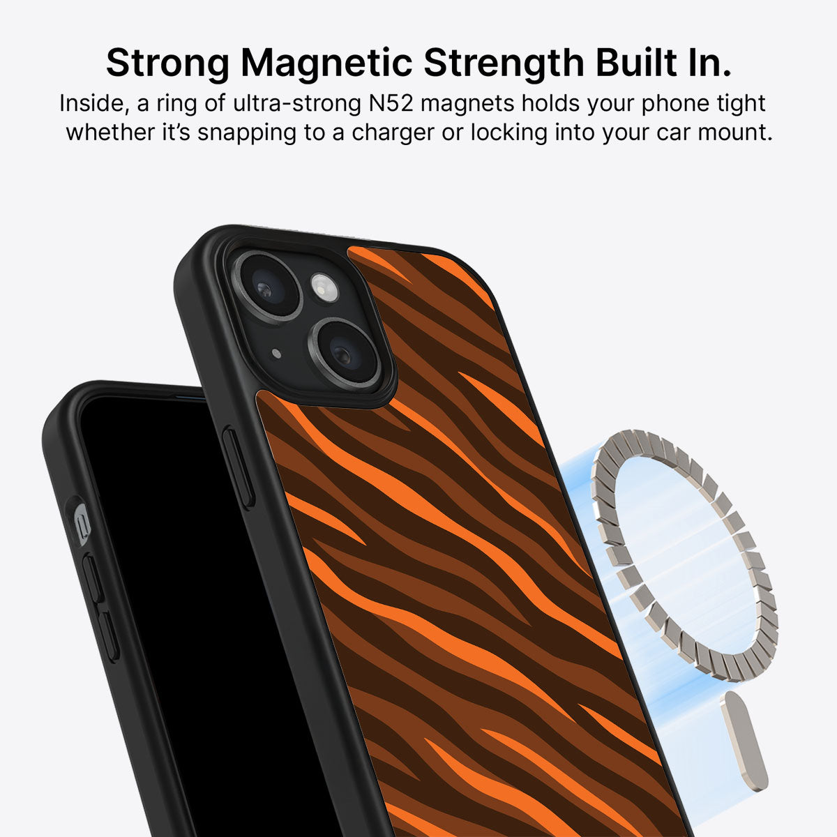 Tiger Trace - iPhone 13 Case #case type_core (magsafe)