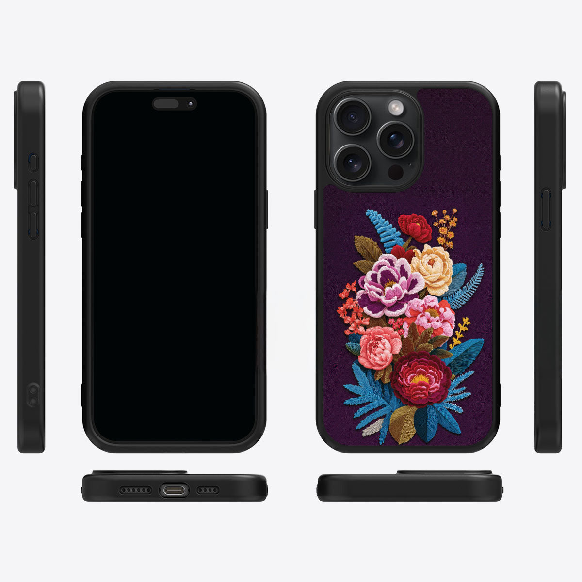 Floral Designer iPhone 13 Pro Case – Baroque Bloom | MagSafe
