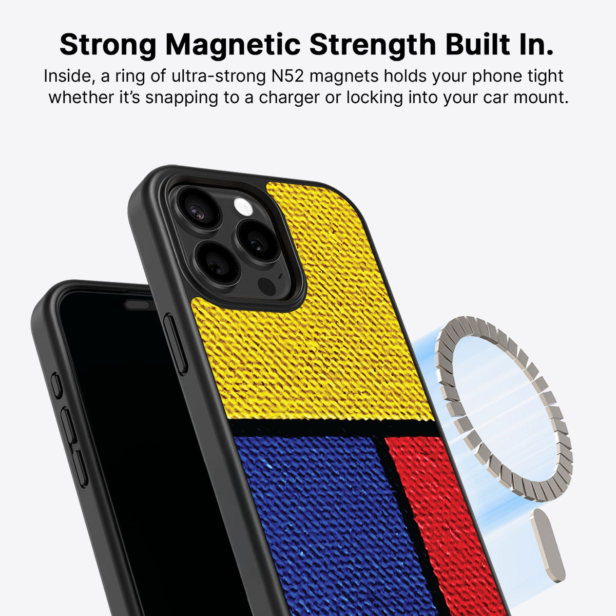 Bauhaus Blocks - iPhone 13 Pro Case #case type_core (magsafe)