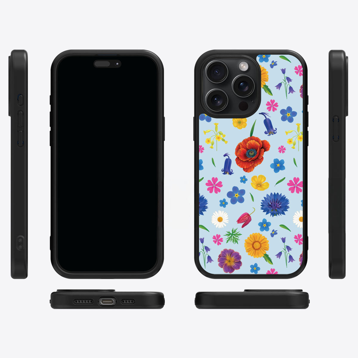 British Wildflowers - iPhone 13 Pro Case #case type_core (magsafe), #case type_core (non magsafe)