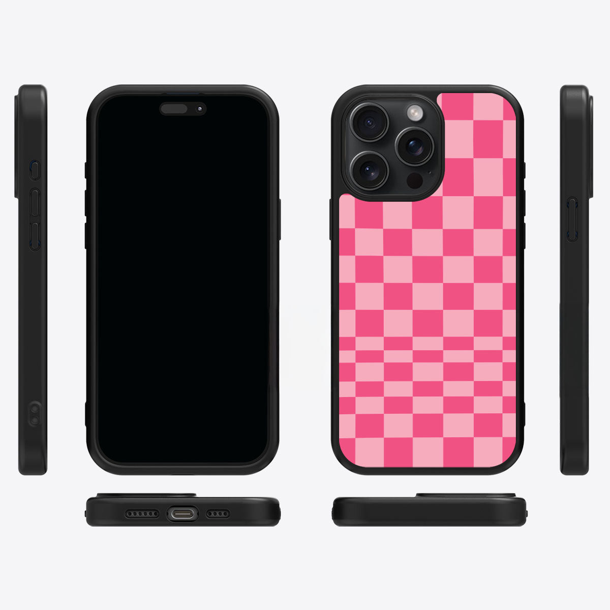 Candy Check iPhone 13 Pro case cover – multi-angle view