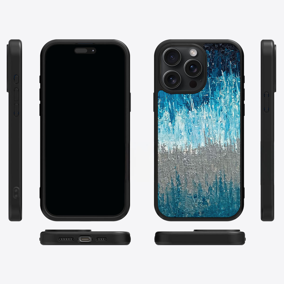 Impasto Tides - iPhone 13 Pro Case #case type_core (magsafe), #case type_core (non magsafe)