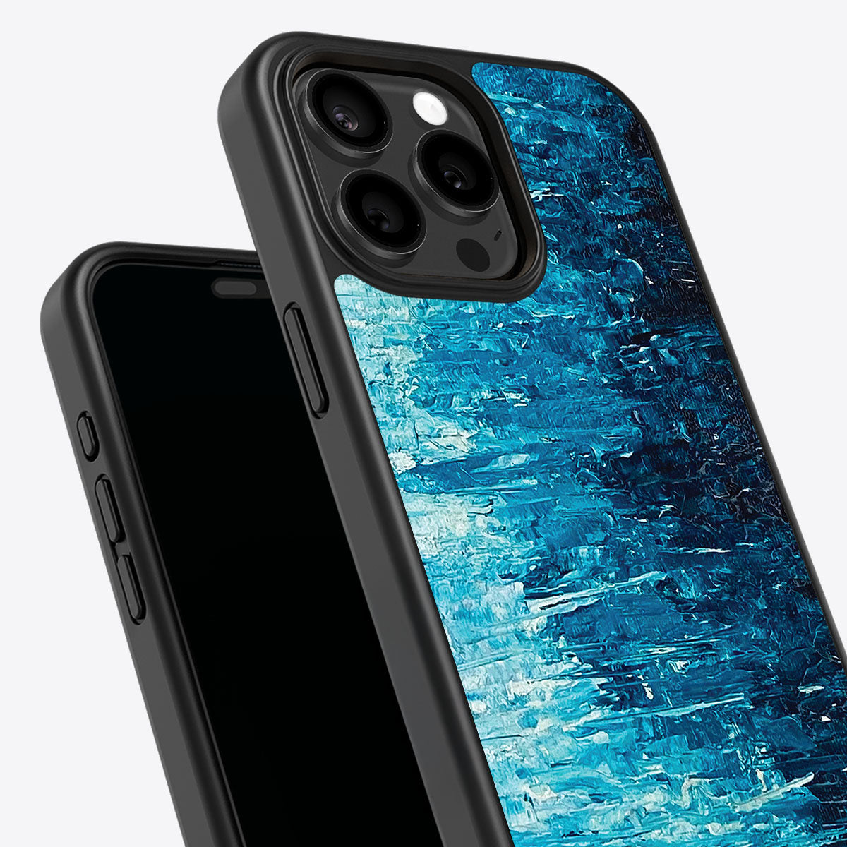 Indigo Impasto - iPhone 13 Pro Case #case type_core (non magsafe)