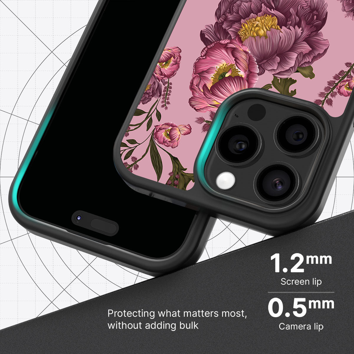 Vintage Blossoms - iPhone 13 Pro Case #case type_core (magsafe), #case type_core (non magsafe)