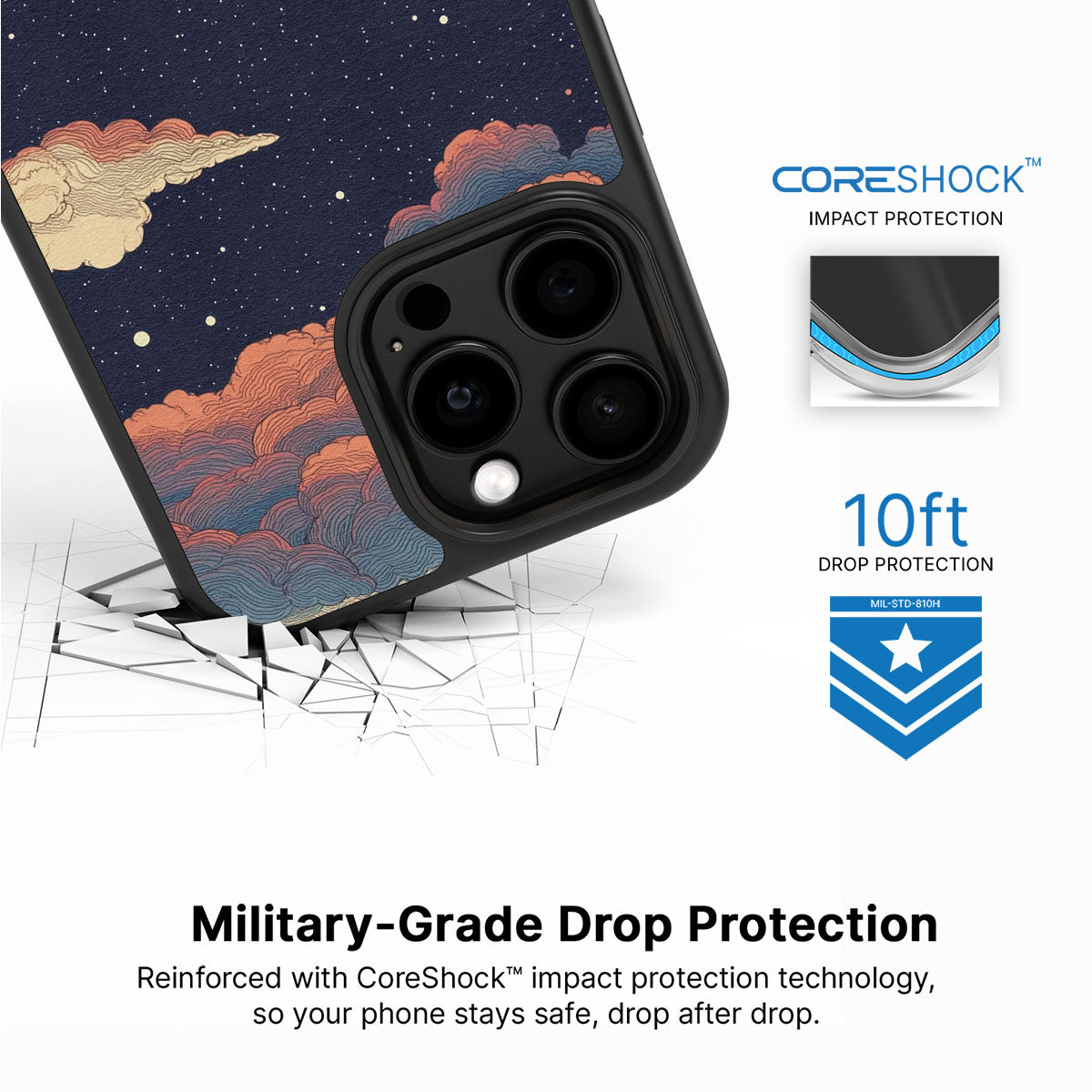 Blushed Moon - iPhone 13 Pro Max Case #case type_core (magsafe), #case type_core (non magsafe)