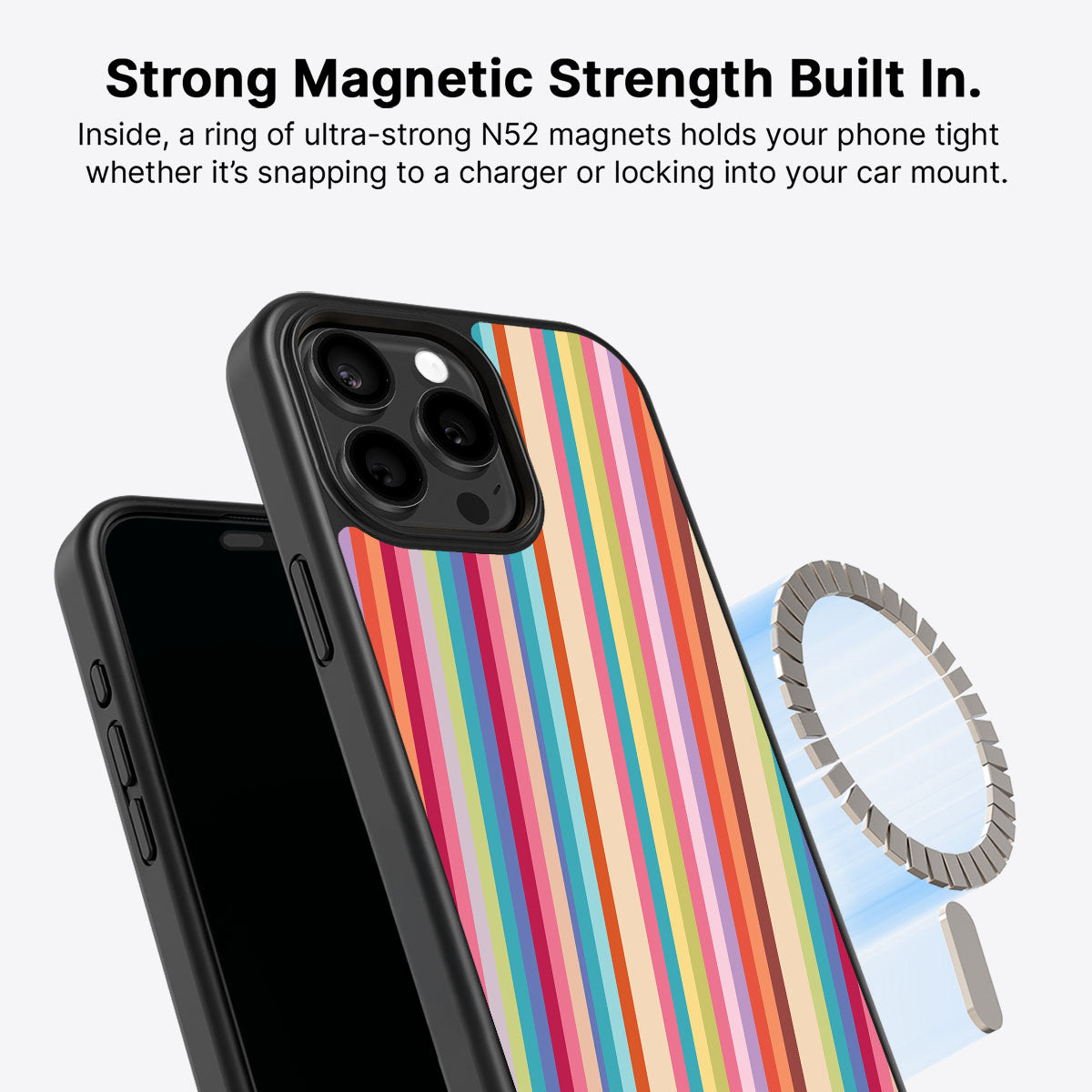 Candy Stripe - iPhone 13 Pro Max Case #case type_core (magsafe)