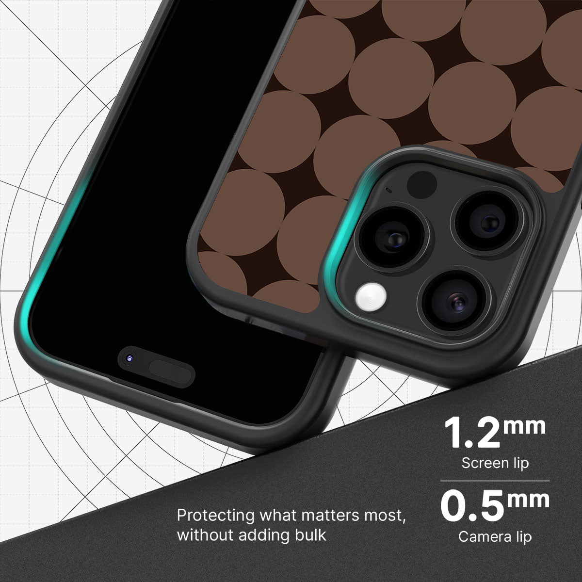 Choco Buttons - iPhone 13 Pro Max Case #case type_core (magsafe), #case type_core (non magsafe)