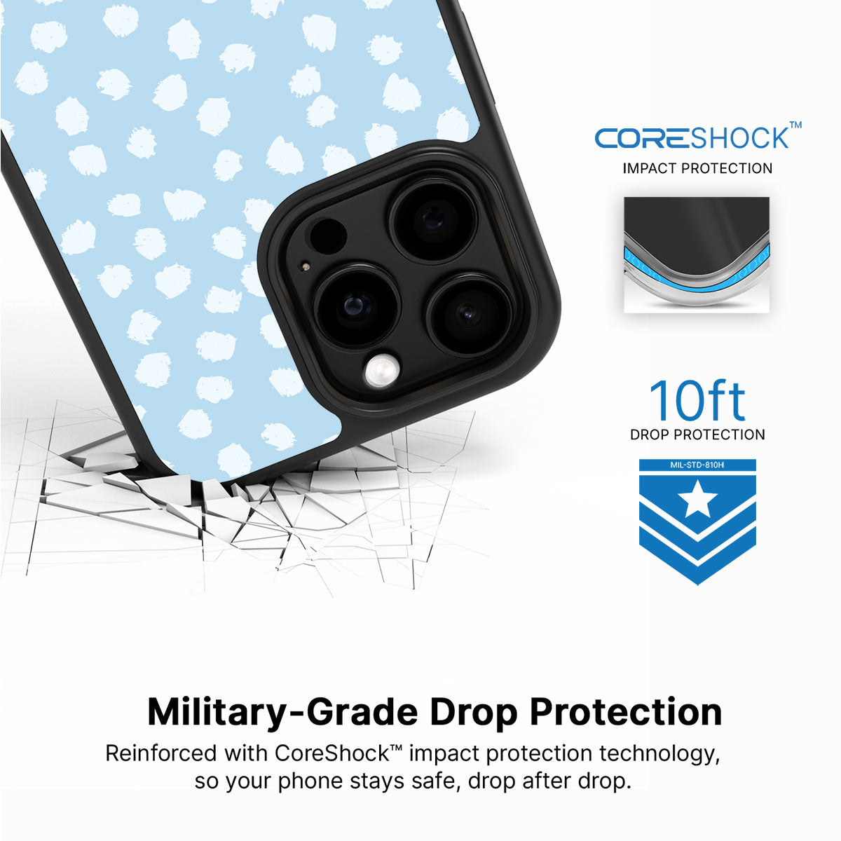 Cloud Dots - iPhone 13 Pro Max Case #case type_core (magsafe), #case type_core (non magsafe)