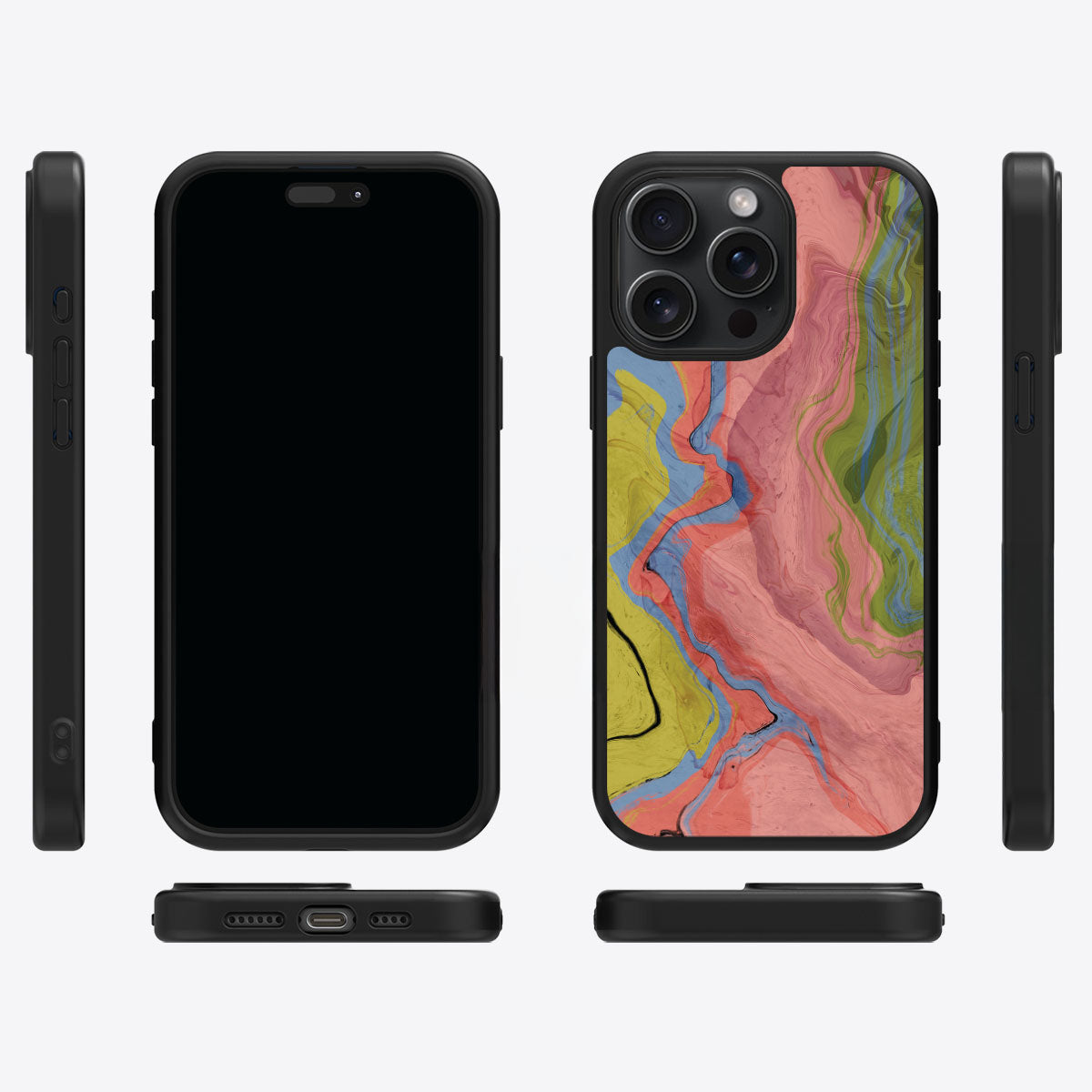 Coloured Rivers - iPhone 13 Pro Max Case, #case type_core (magsafe), #case type_core (non magsafe)