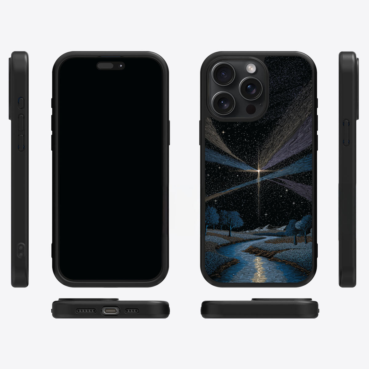 Celestial Designer iPhone 13 Pro Max Case – Falling Star | MagSafe